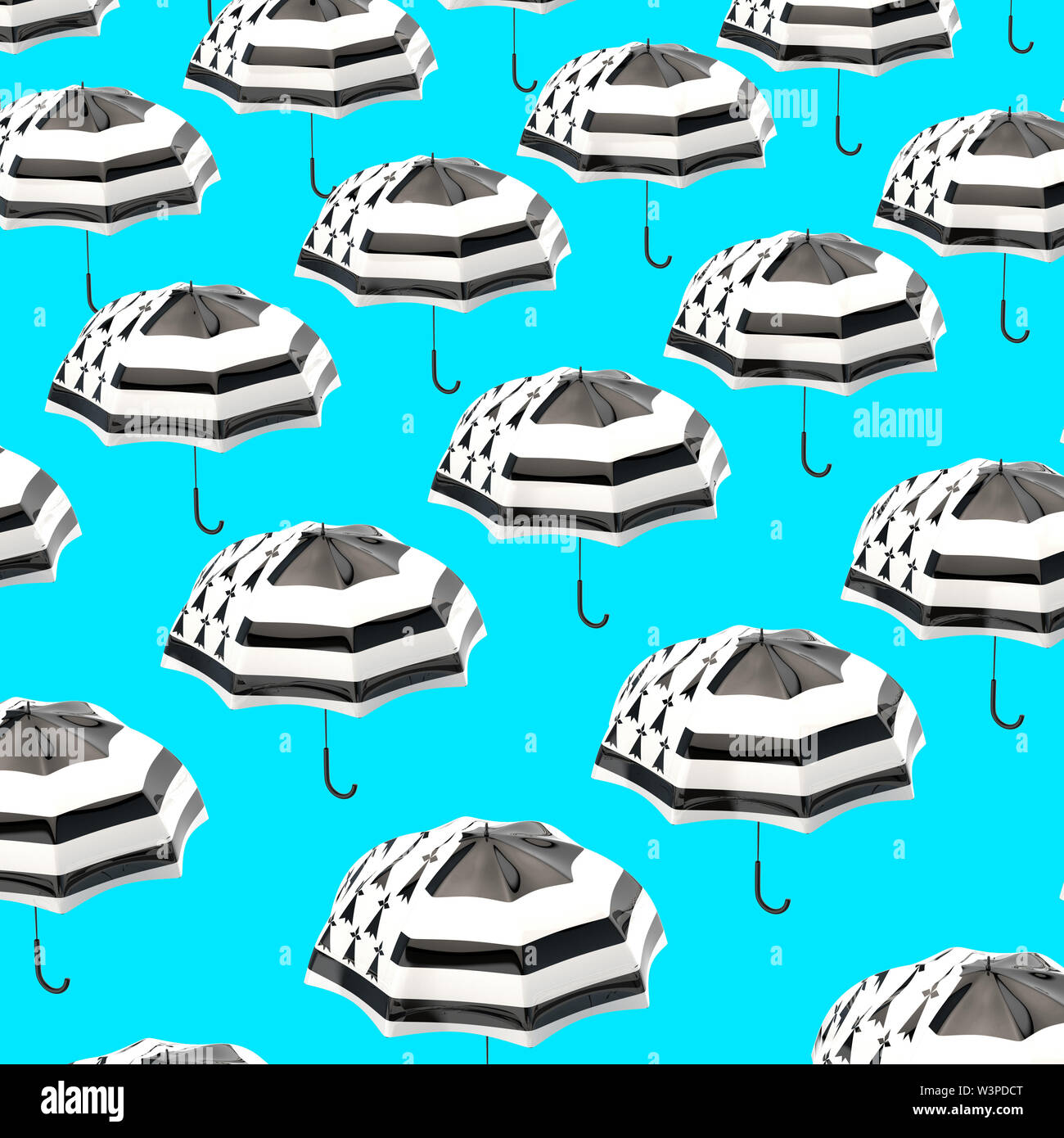 Umbrella concept 3D Illustration Stock Photo Alamy