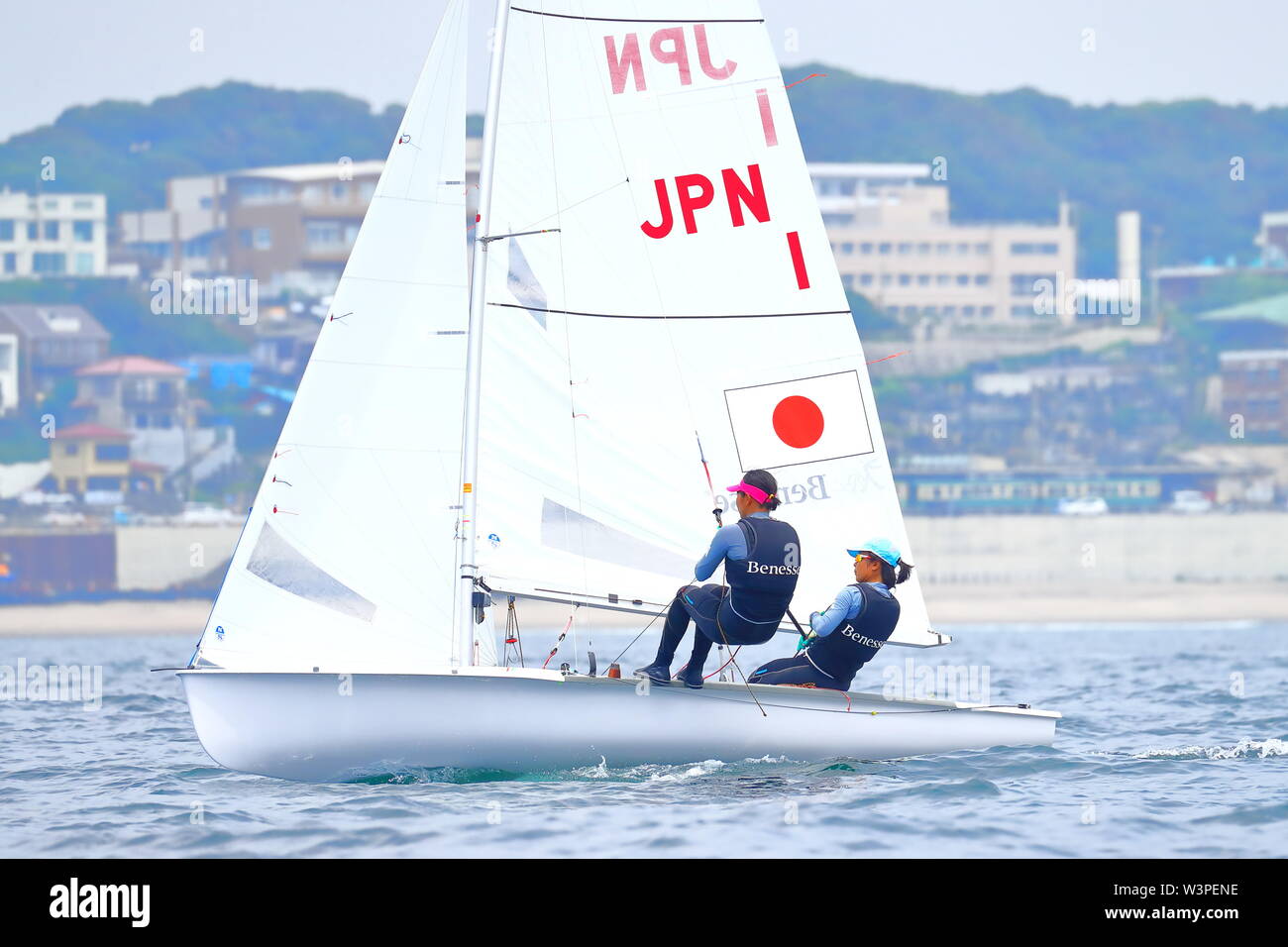 Enoshima Yacht Harbour, Kanagawa, Japan. 17th July, 2019. Ai Yoshida