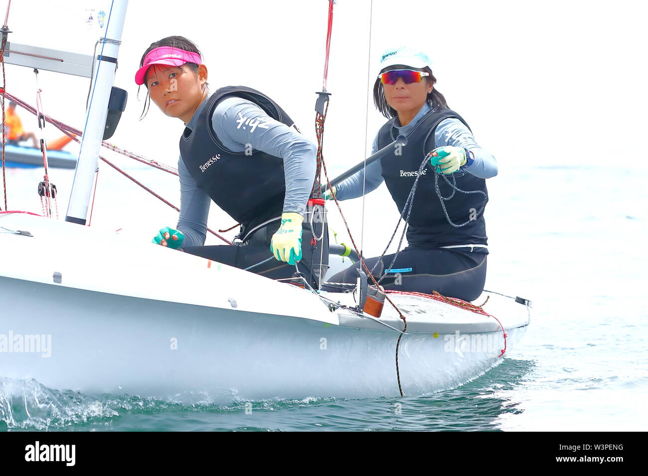 Enoshima Yacht Harbour, Kanagawa, Japan. 17th July, 2019. Ai Yoshida