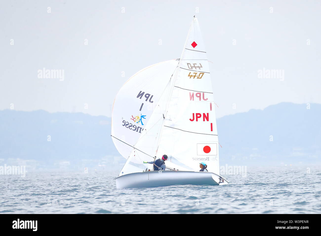 Enoshima Yacht Harbour, Kanagawa, Japan. 17th July, 2019. Ai Yoshida