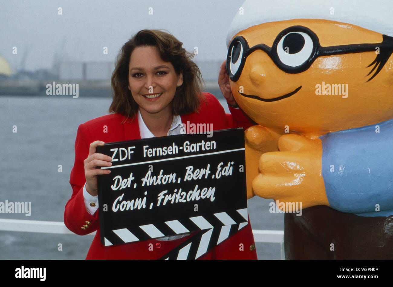 ZDF-Fernsehgarten, Unterhaltungssendung, Deutschland seit 1986, Enterainment, Moderatorin: Ramona Leiß Stock Photo