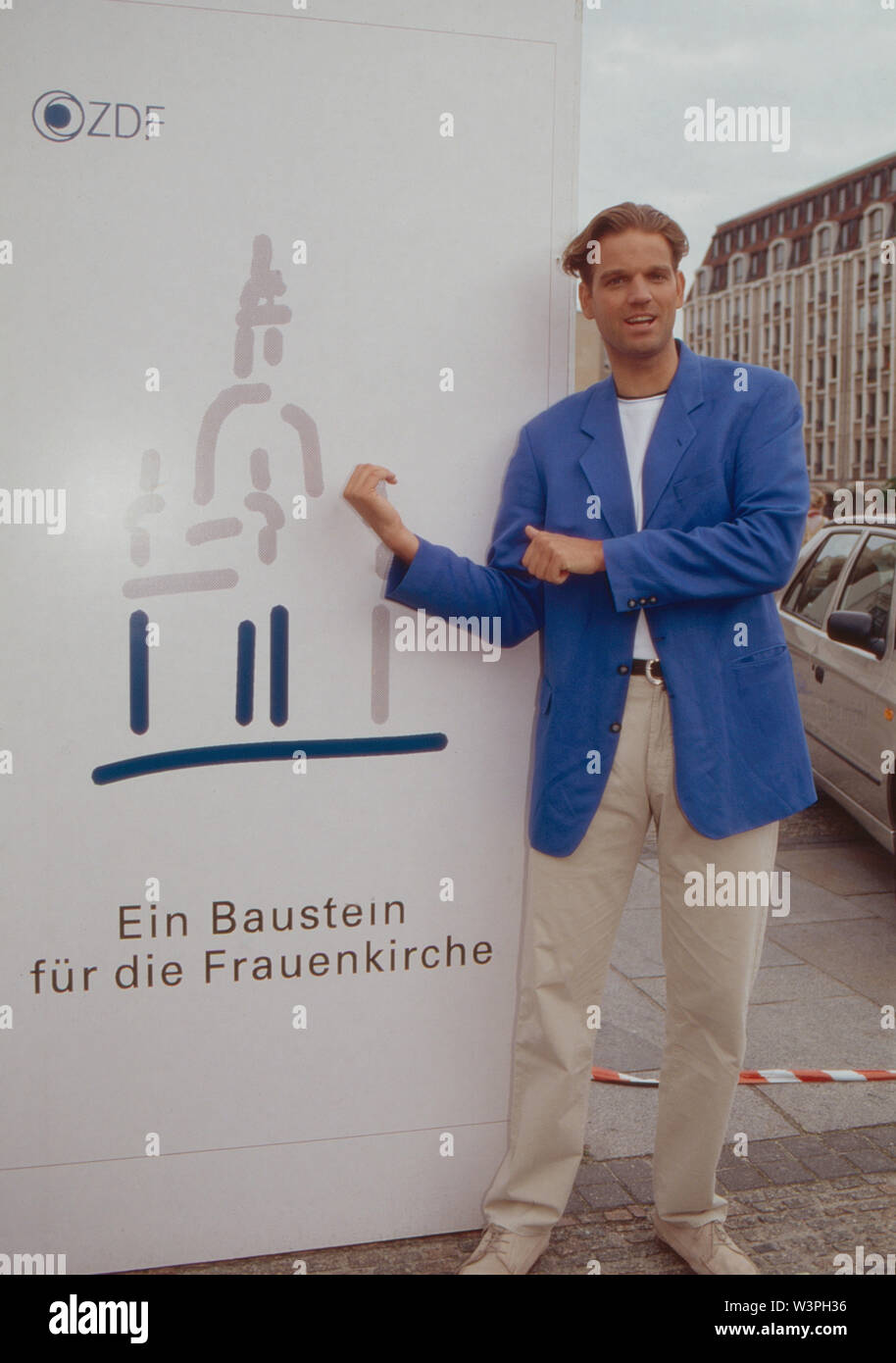 ZDF-Fernsehgarten, Unterhaltungssendung, Deutschland seit 1986, Enterainment, Moderator: Kai Böcking Stock Photo