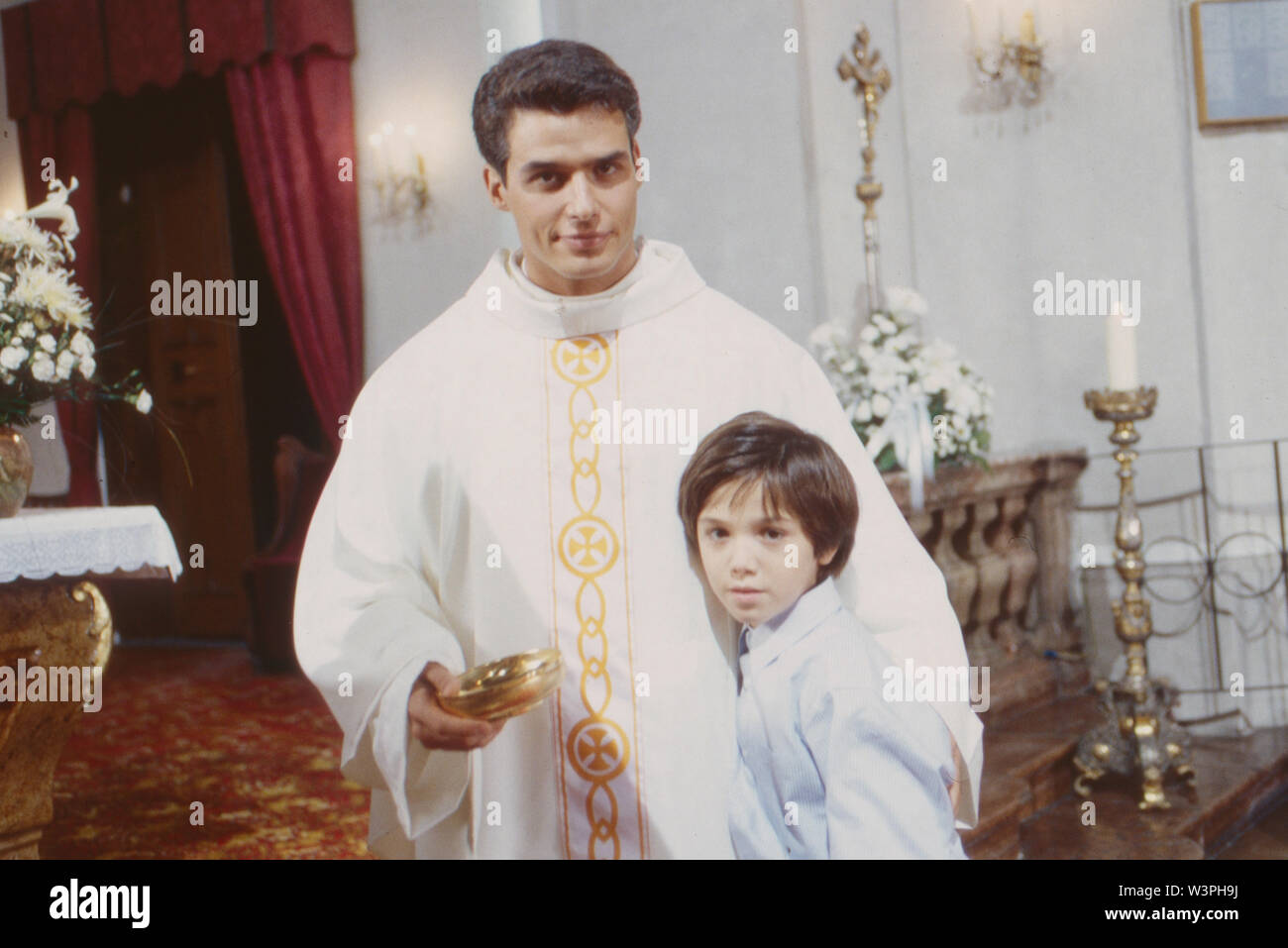 Padre Papa, Fernsehserie, Miniserie, Deutschland / Italien 1995, Kriminalserie, Drama, Darsteller: Antonio Sabao jun., Calogero Zambito Stock Photo