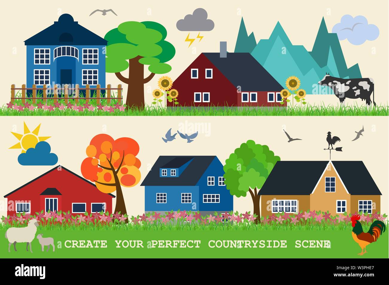 City map generator Elements for - City Map Generator Elements For Creating Your Perfect City Vector Illustration W3PHE7 