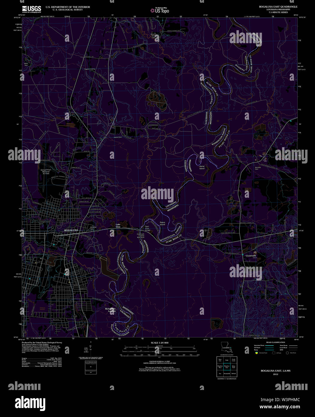 Bogalusa louisiana map hires stock photography and images Alamy