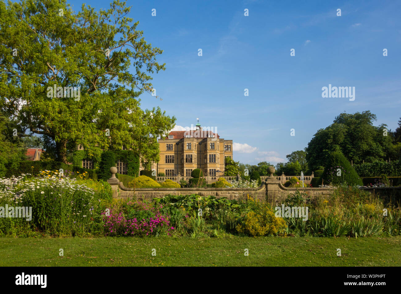 Fanhams Hall Hotel and gardens, Ware, Hertfordshire UK Stock Photo