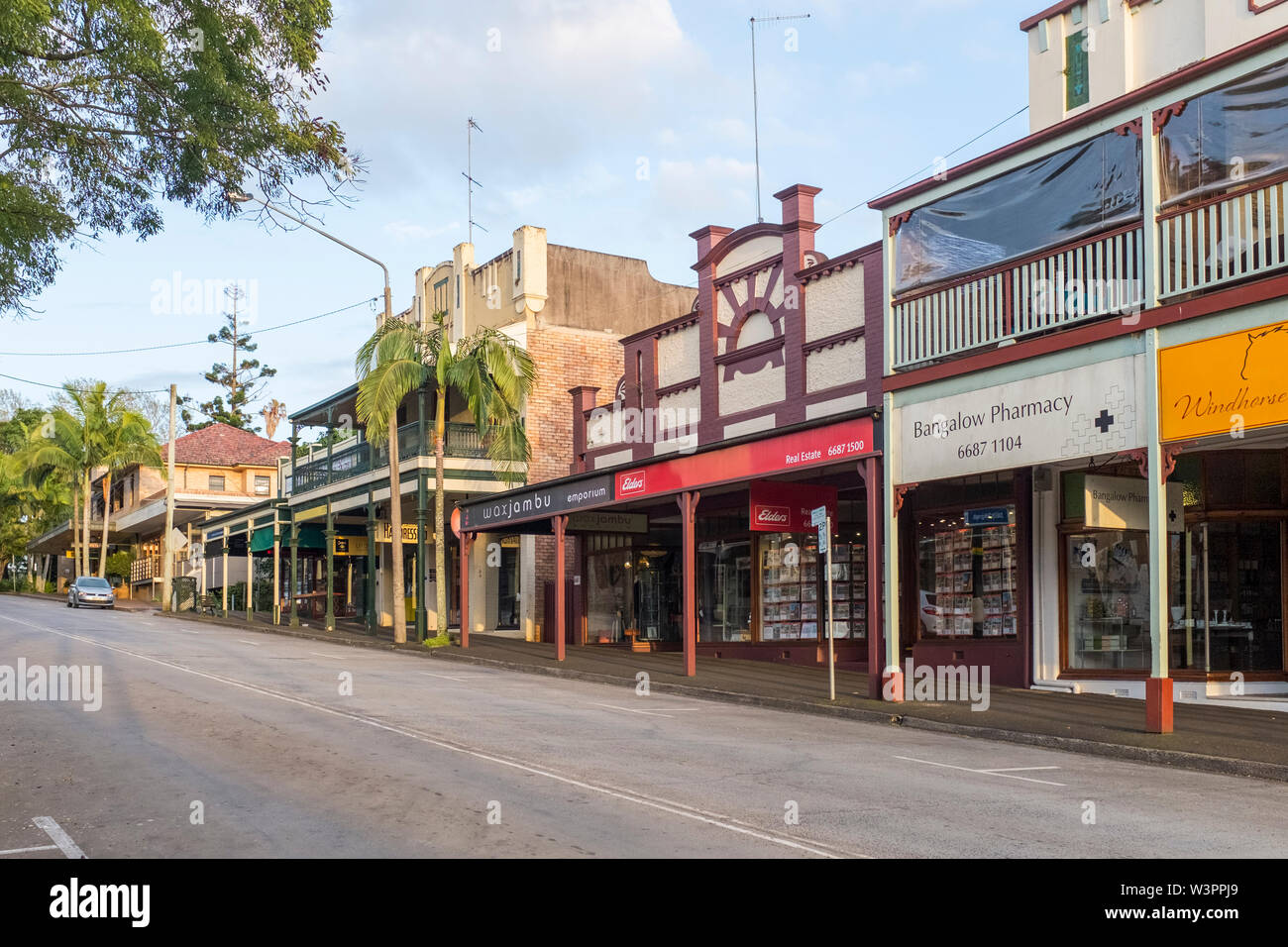 Shops In Byron Street The Main Street In Bangalow A Picturesque Town In The Byron Bay Hinterland In Northern New South Wales Australia Stock Photo Alamy
