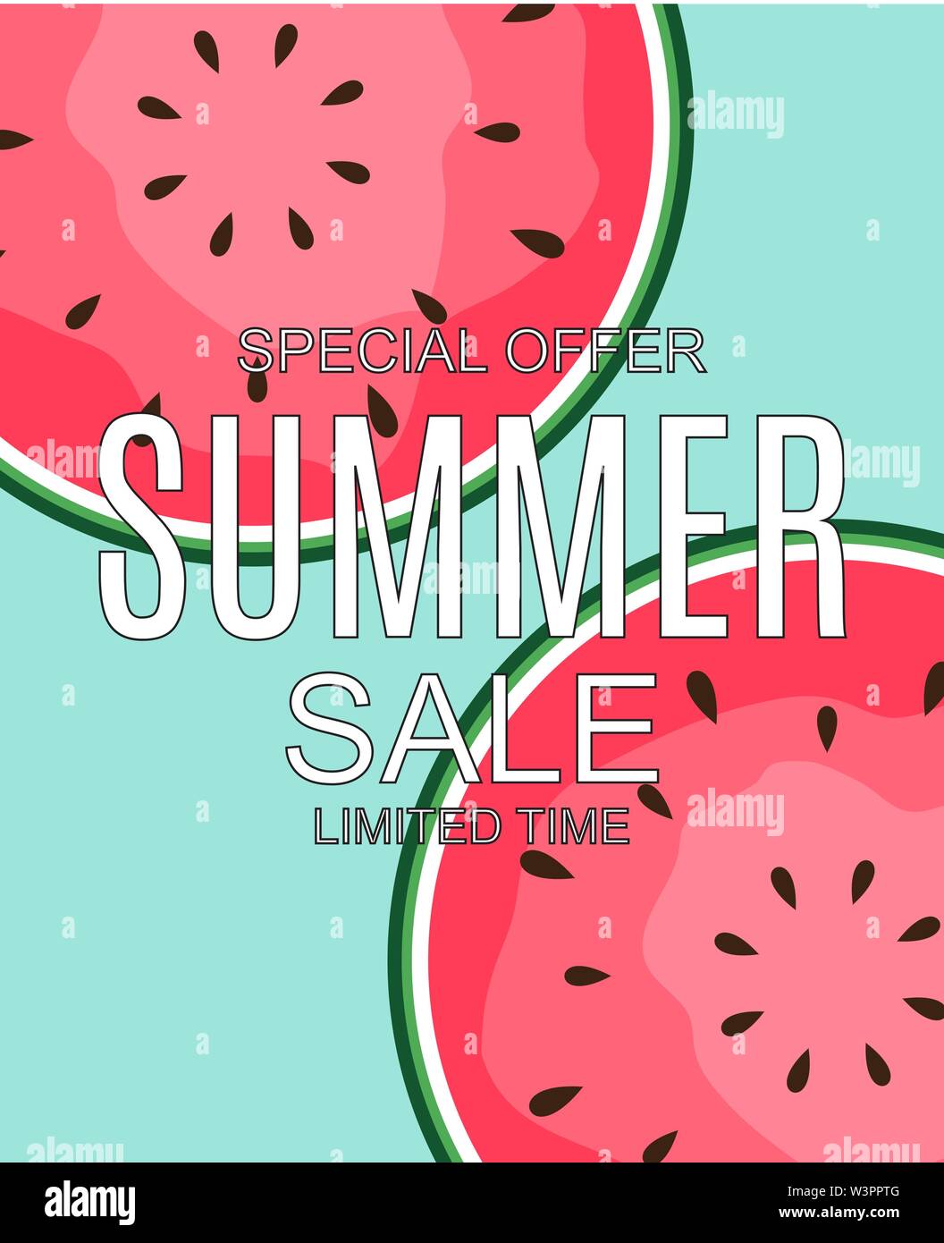 Summer Sale concept Background. Vector Illustration Stock Vector Image ...