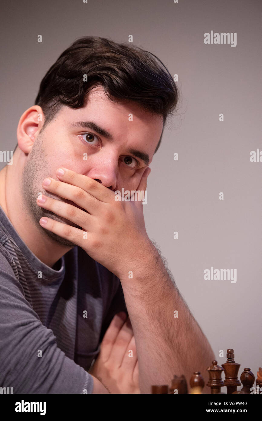 Russia's grandmaster Ian Nepomniachtchi faces Norway's grandmaster News  Photo - Getty Images