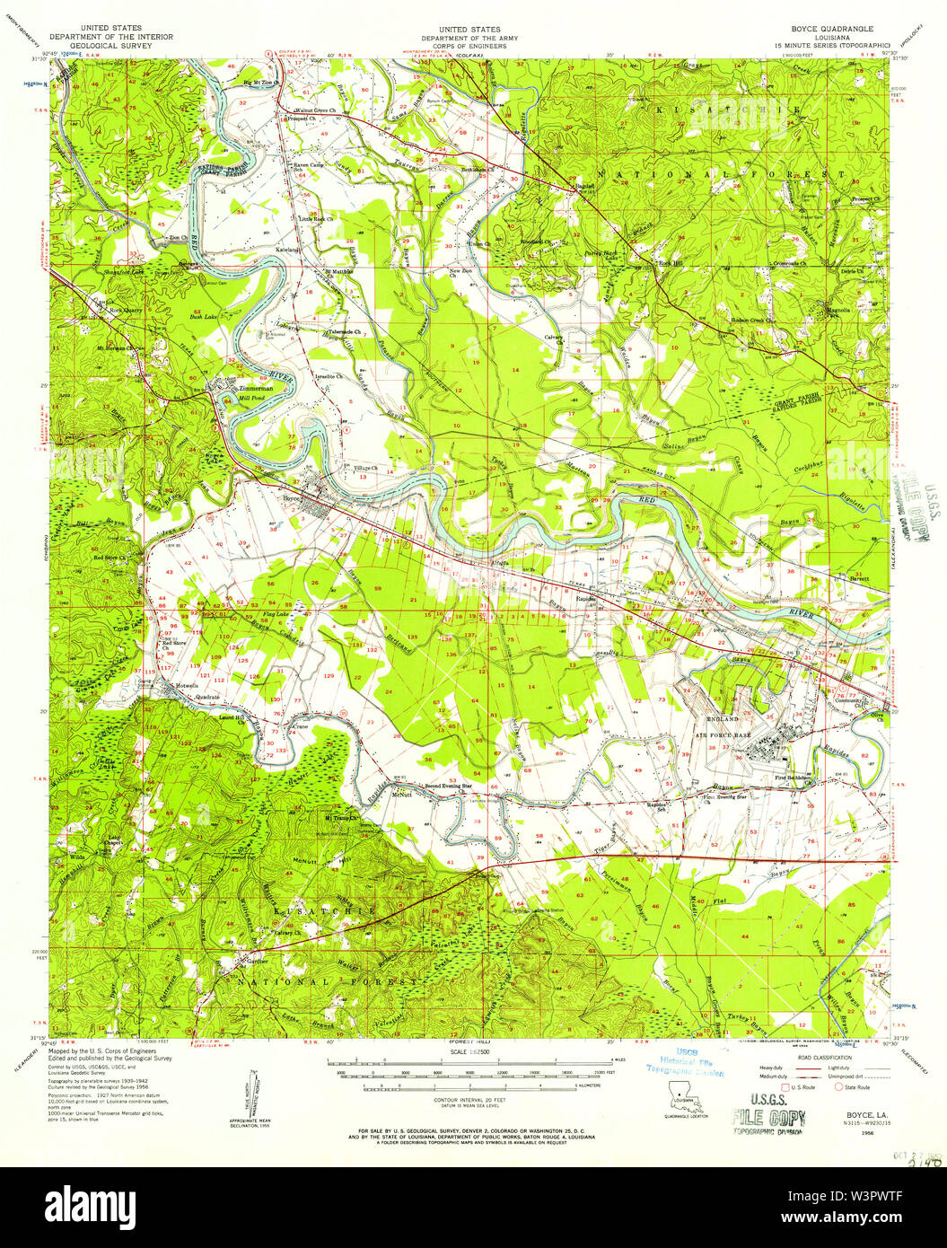 Boyce louisiana map hires stock photography and images Alamy