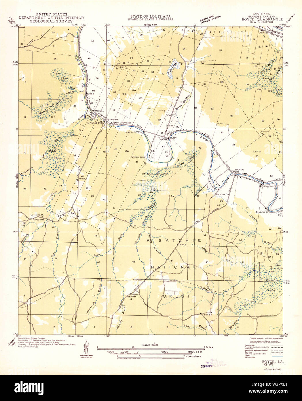 Boyce louisiana map hires stock photography and images Alamy