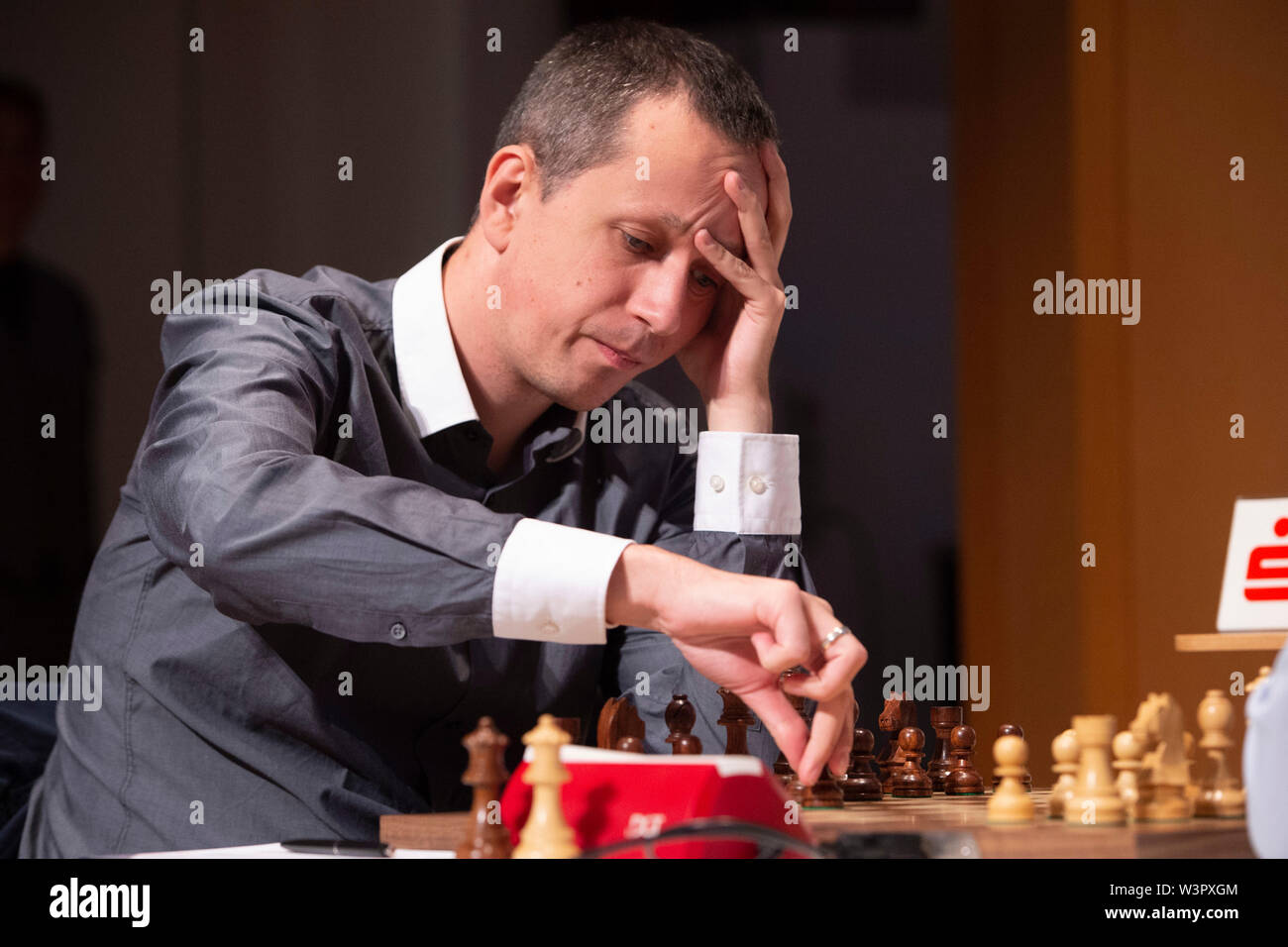 Chess Grandmaster Anish GIRI, Netherlands, NED, Portrait, Portrait,  Portrait, cropped single image, single motive, press conference in front of  the Sparkassen Chess-Meeting 2018 on 13.07.2018 in Dortmund Â