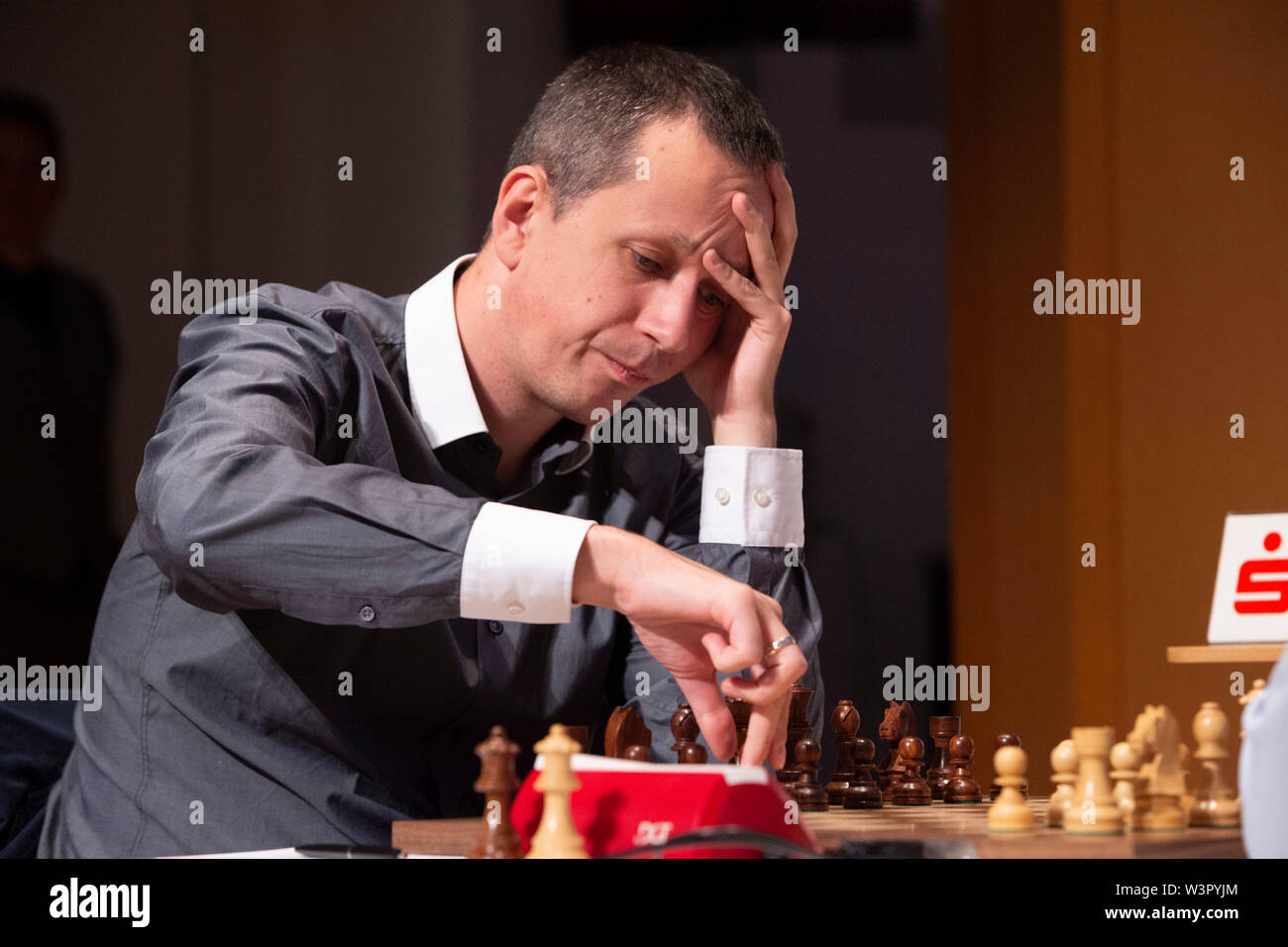 Teimour RADJABOV, AZE, Azerbaijan, Third matchday of the Sparkassen  Chess-Meeting 2019 on 16.07.2019 in Dortmund