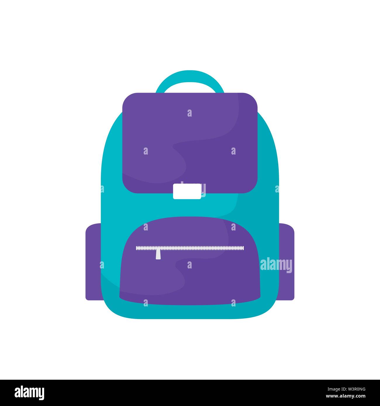 school bag supply isolated icon vector illustration design Stock Vector ...