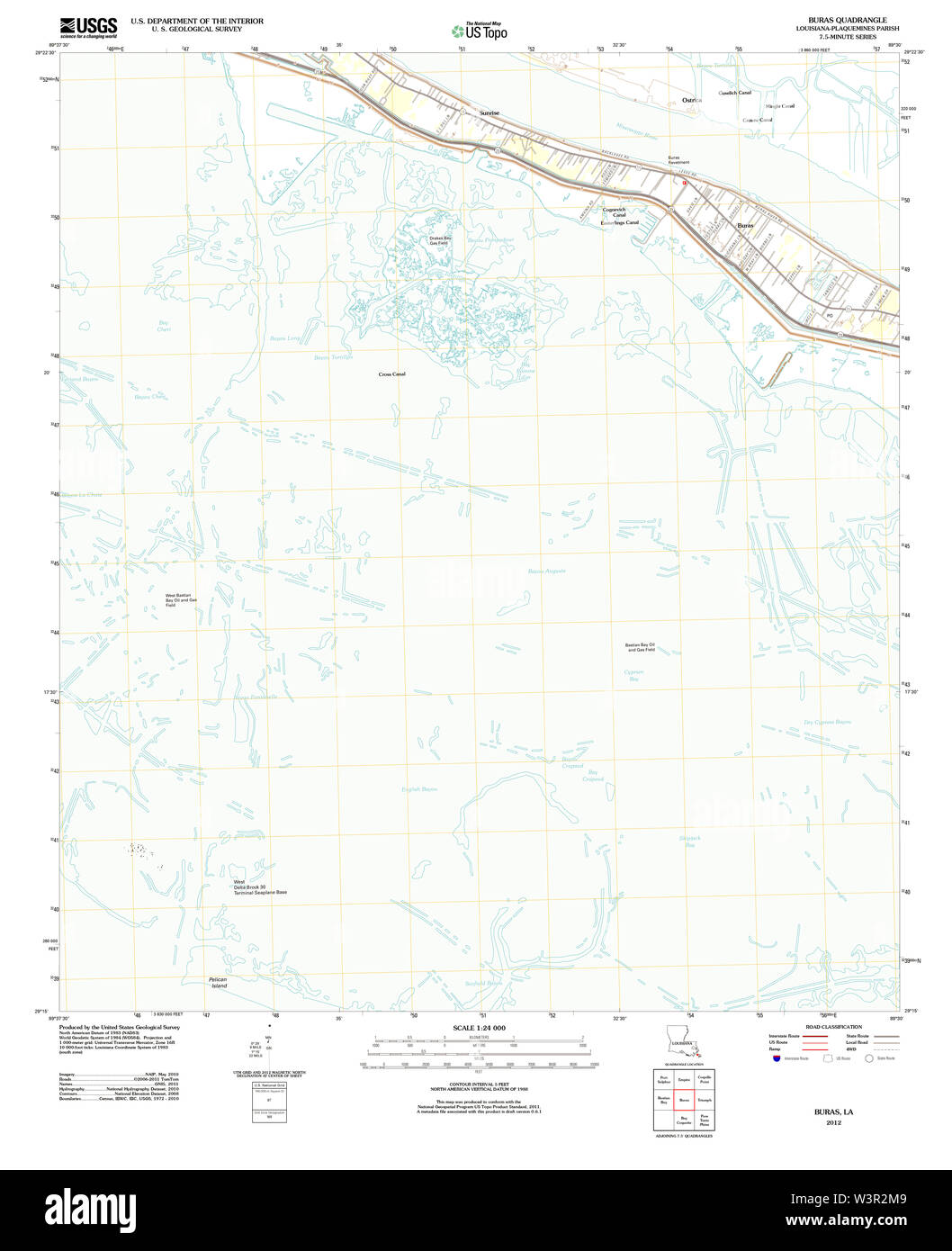 Buras map hires stock photography and images Alamy
