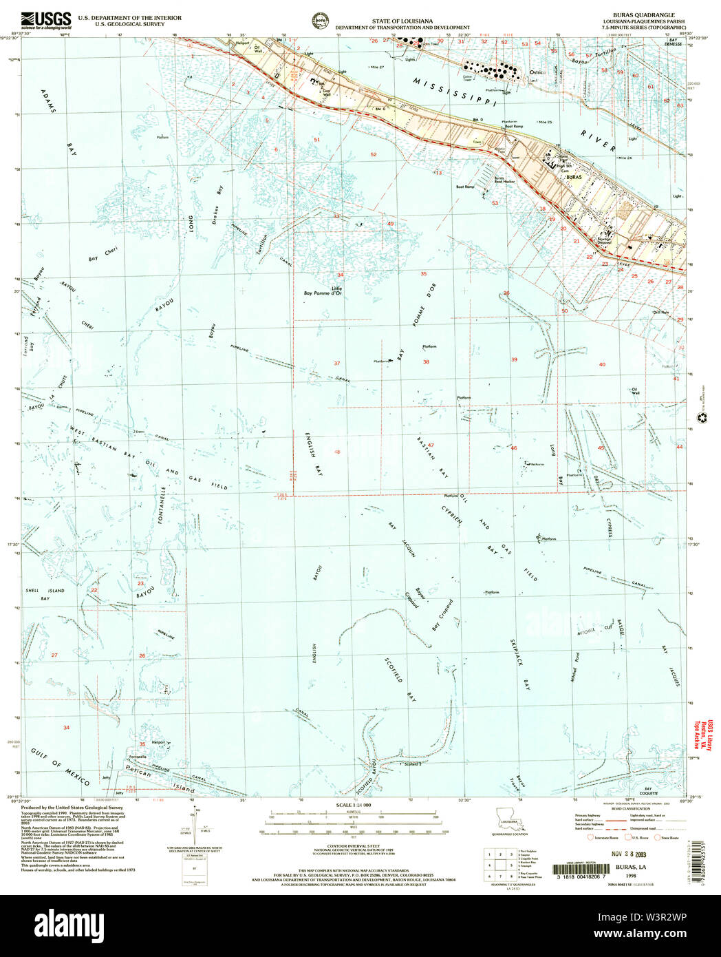 Buras map hires stock photography and images Alamy