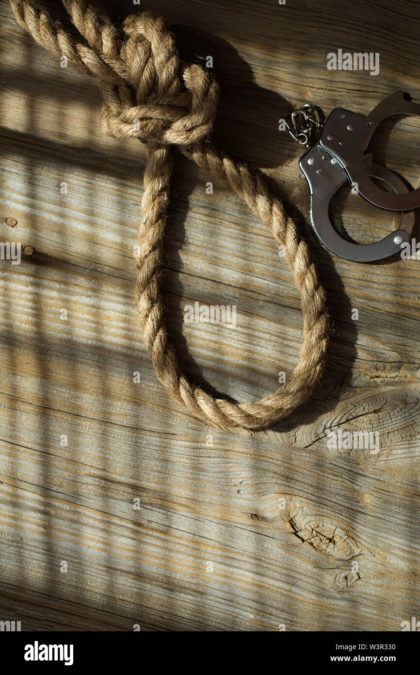 Rope handcuffs hires stock photography and images Alamy