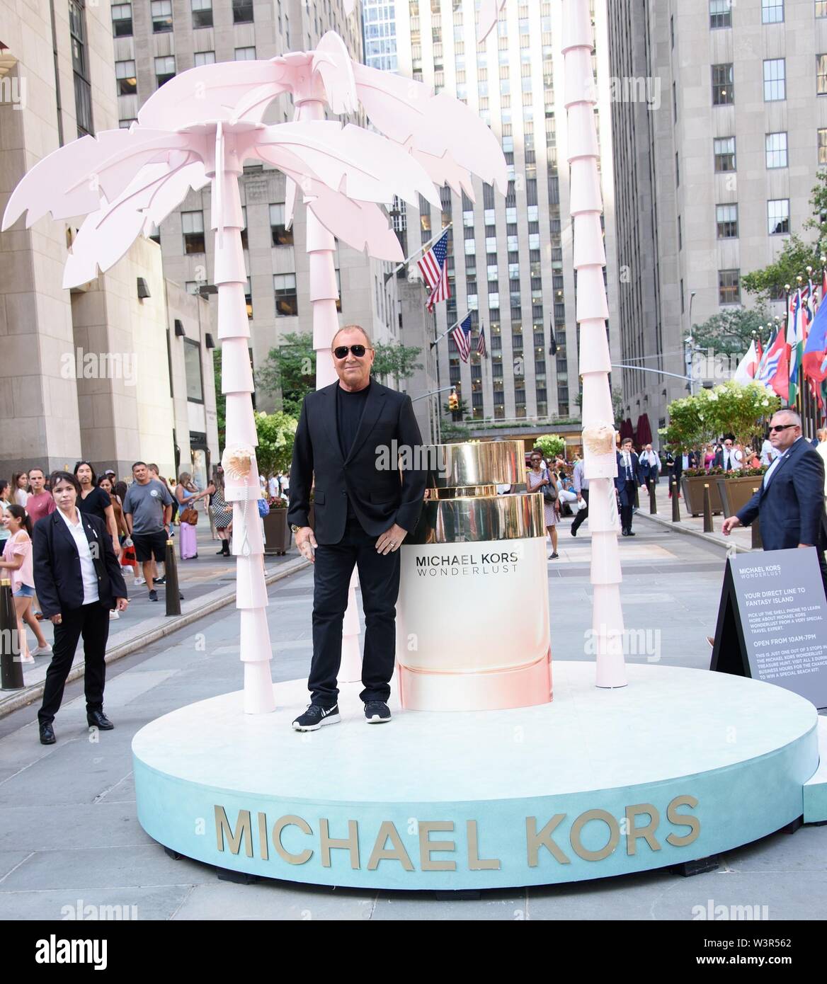 New York, NY, USA. 16th July, 2019. Michael Kors Photo Call for Michael Kors  Wonderlust Fragrance