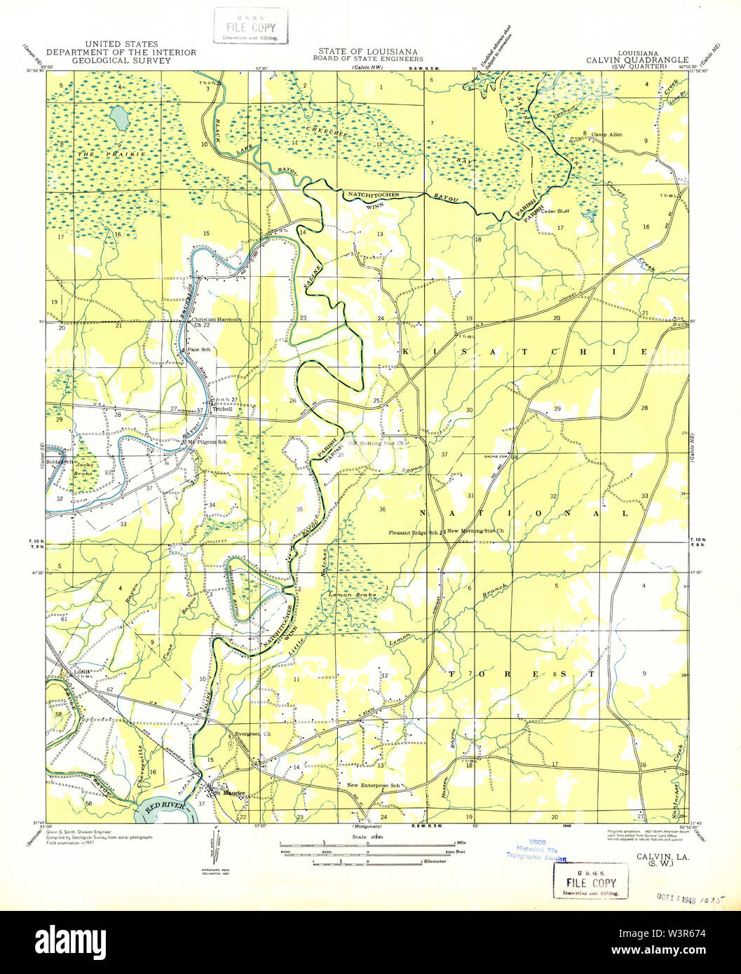 Map of calvin hires stock photography and images Alamy