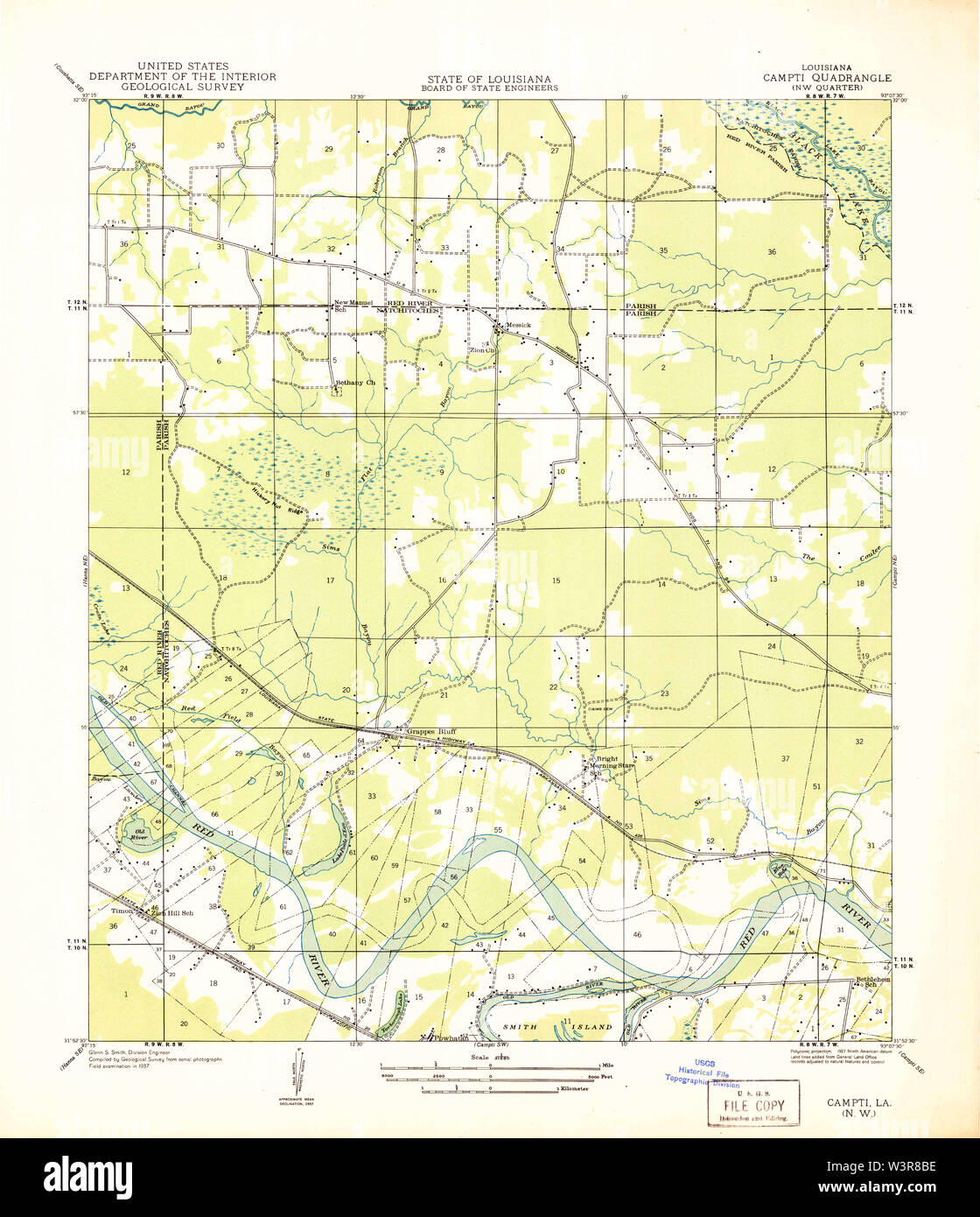 Campti louisiana map hires stock photography and images Alamy