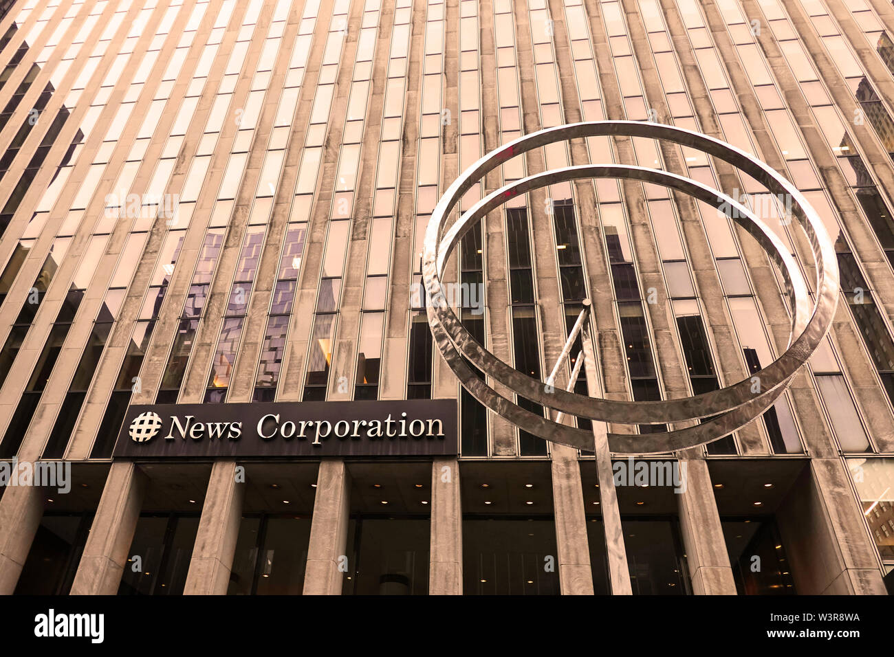 News Corporation building in NYC Stock Photo