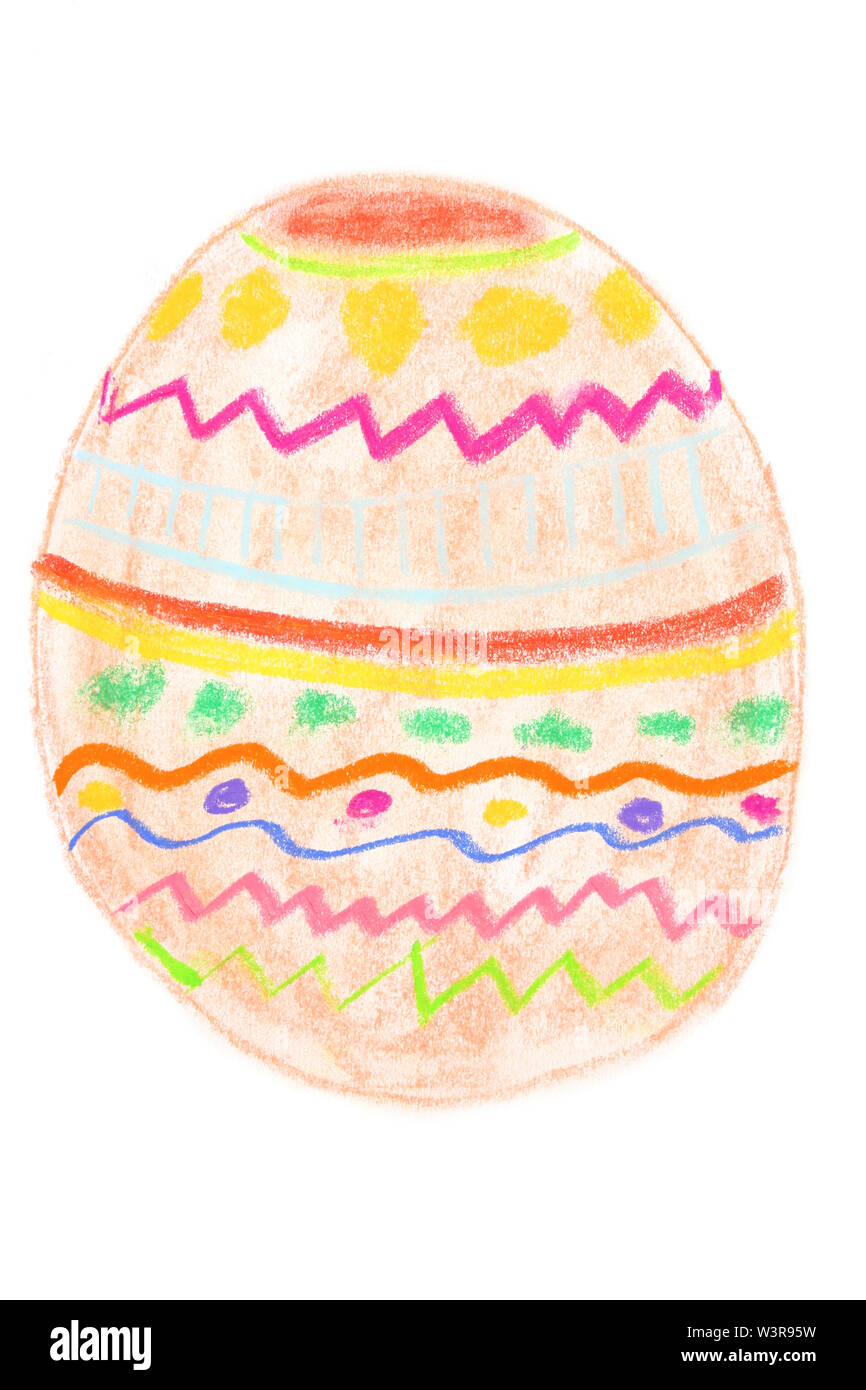 egg drawing for kids