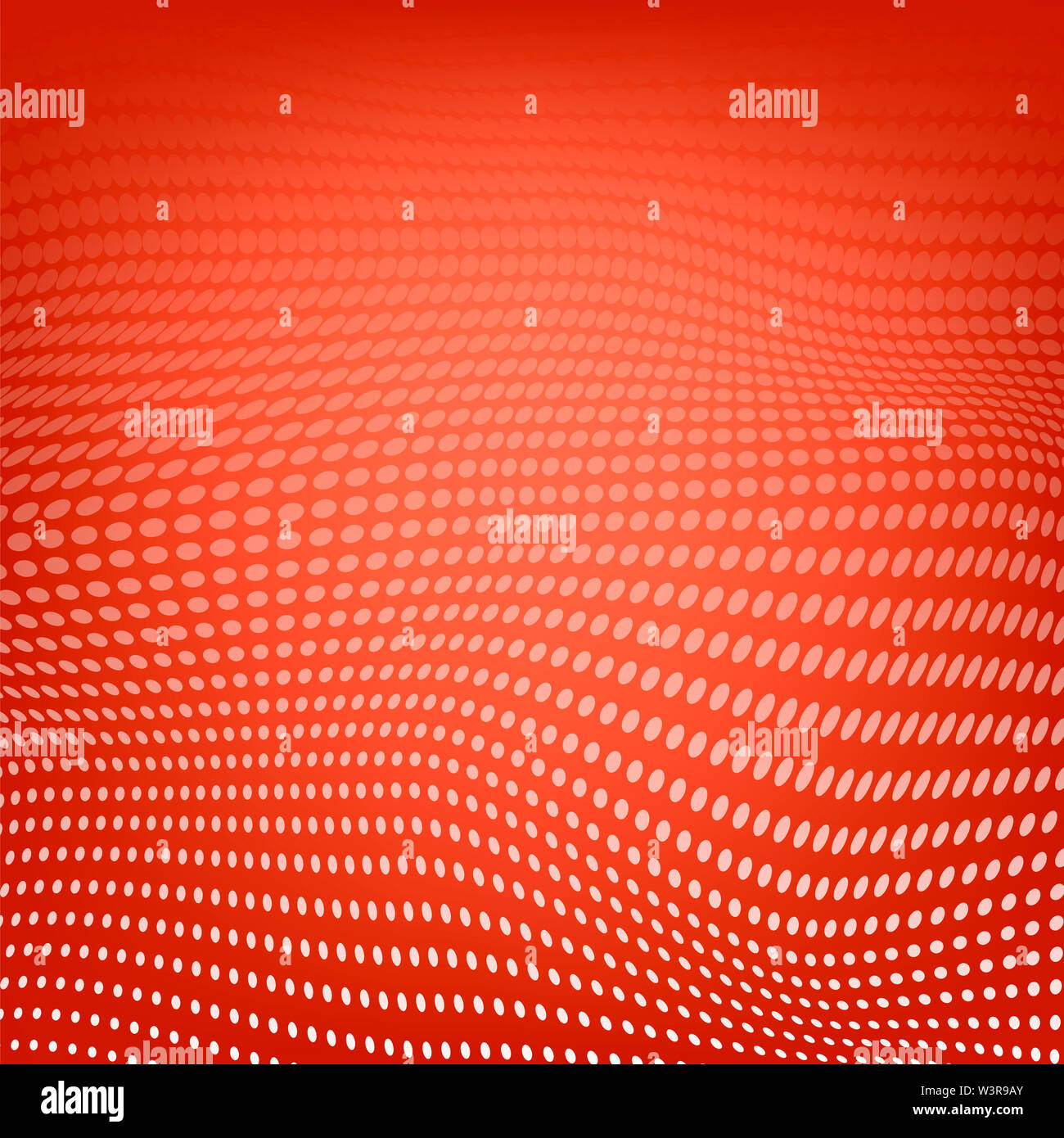 Polygonal space low poly red background with connecting dot big data