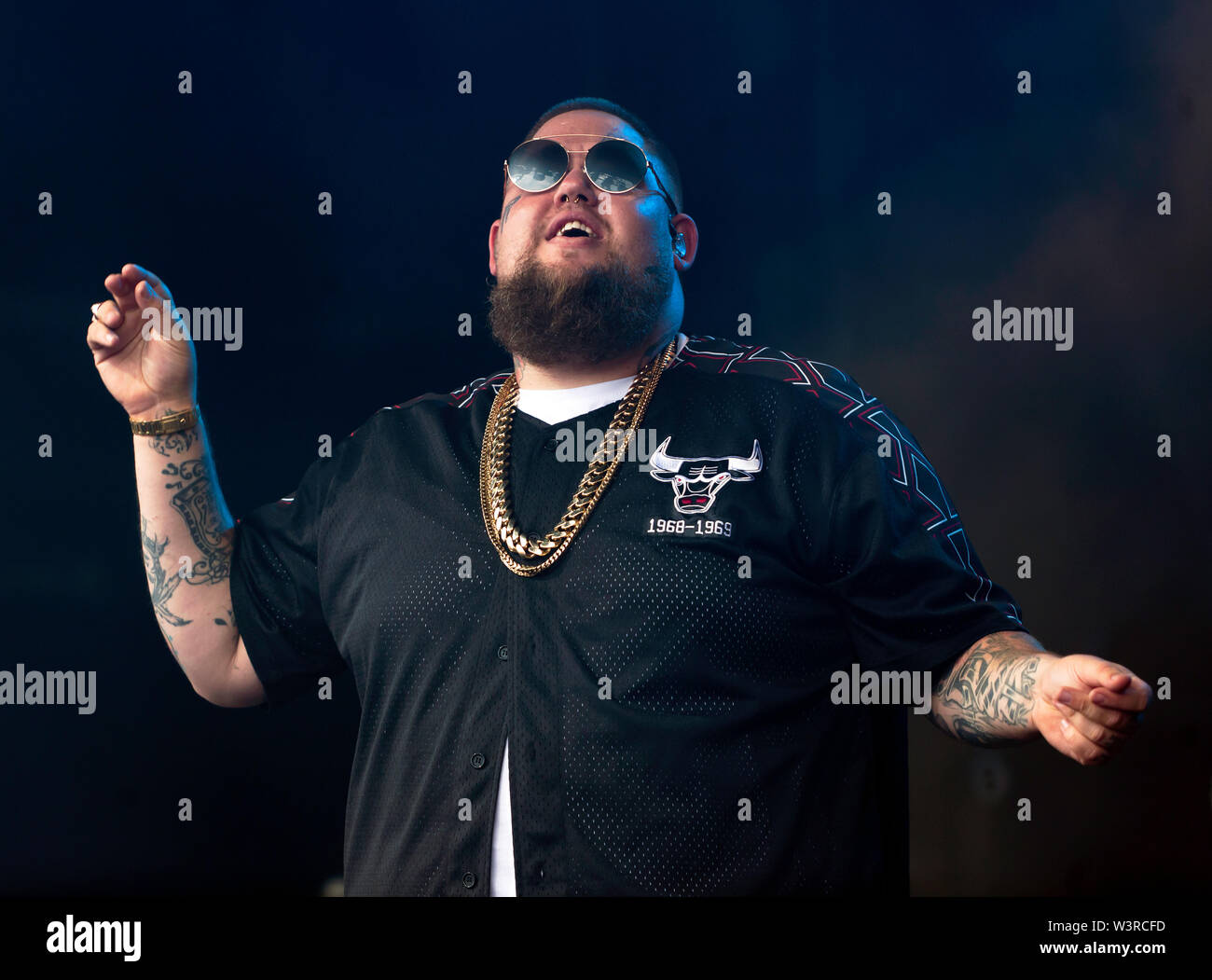 Rag N Bone Man performing on the Main Stage on day 2, of the OnBlackheath Music Festival 2019 Stock Photo