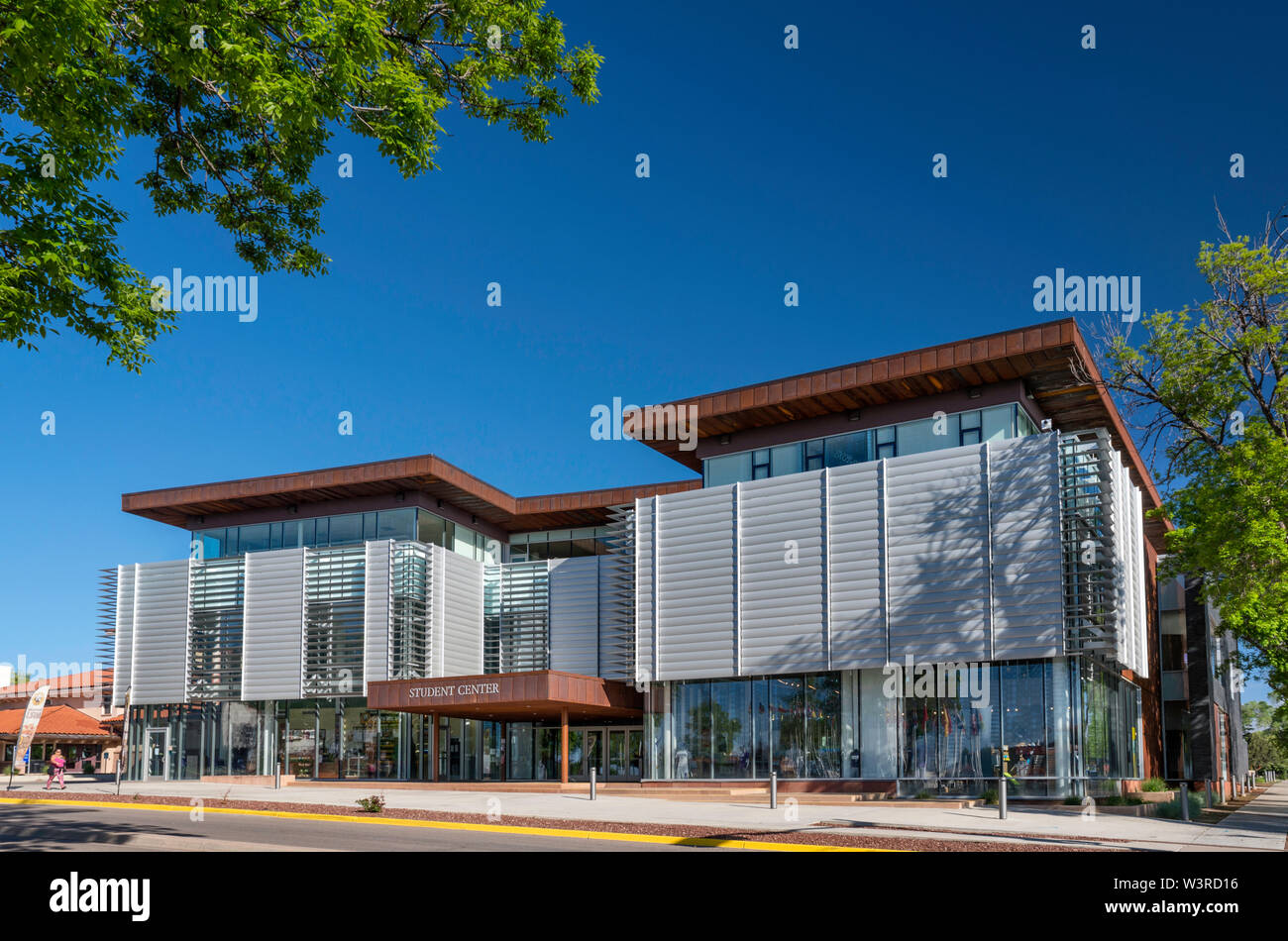 Student Center at New Mexico Highlands University, Las Vegas, New Mexico, USA Stock Photo