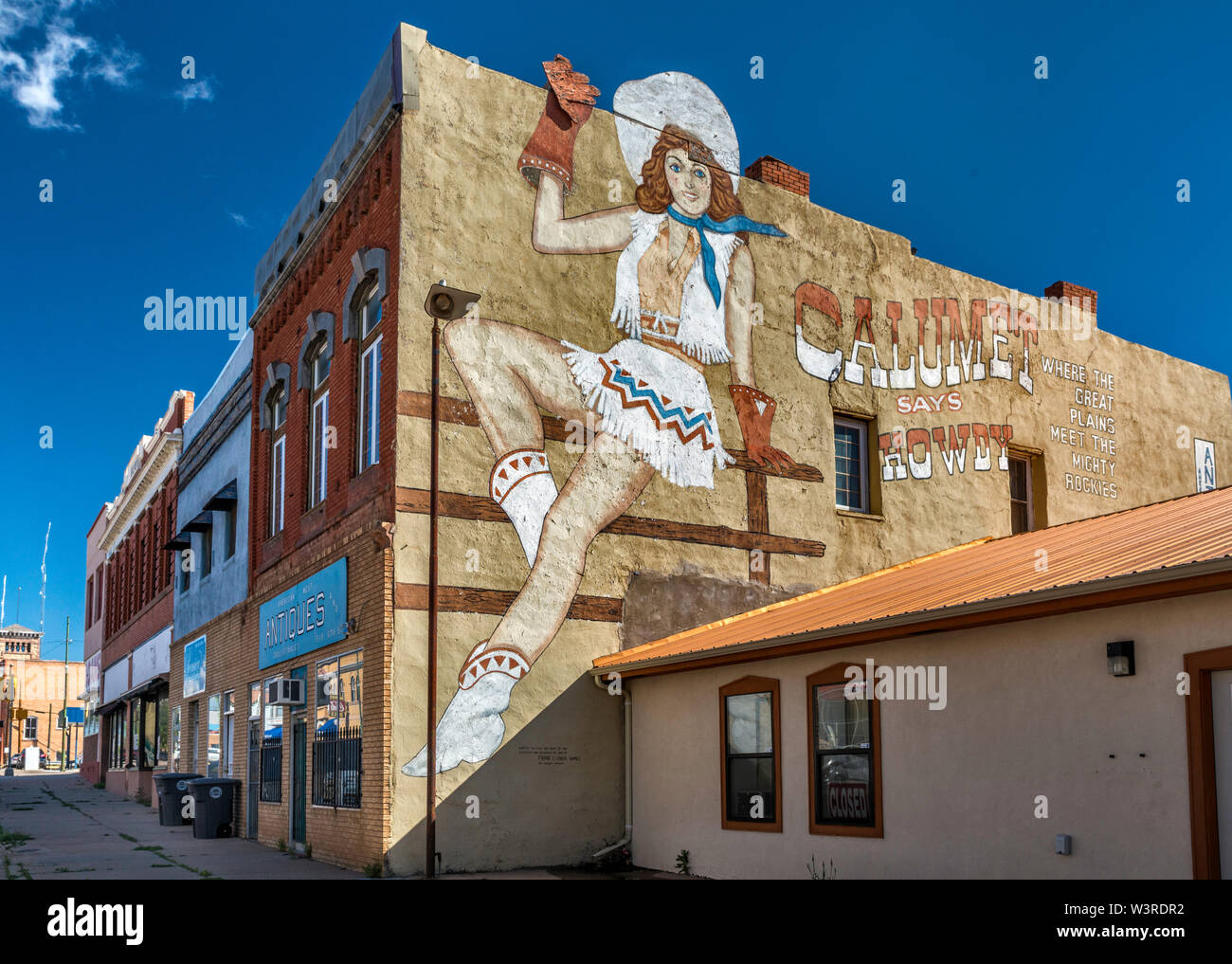 Mural for movie 'Red Dawn', recreated by Frank & Lynda Gomez, at 6th