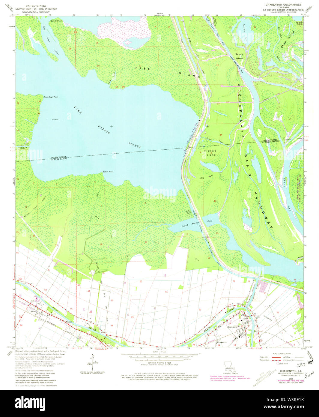 Map of charenton louisiana hires stock photography and images Alamy