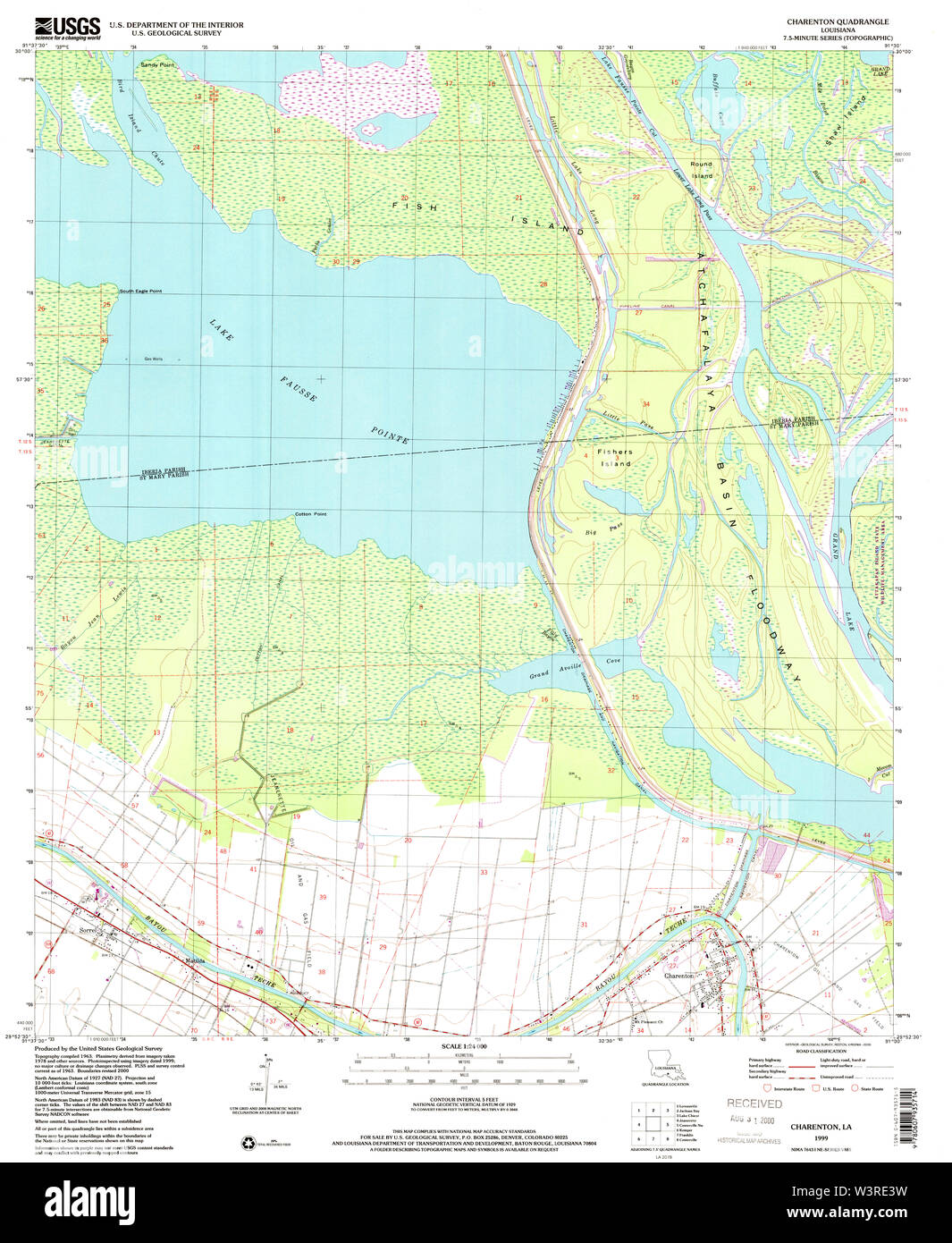 Map of charenton louisiana Cut Out Stock Images & Pictures Alamy