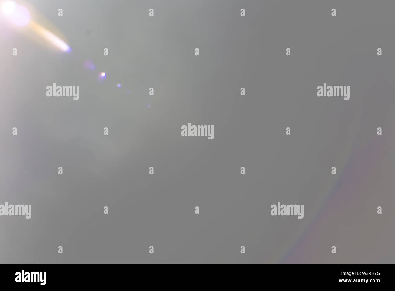 Solar camera lens flare light create ring of objective iris shapes of ...