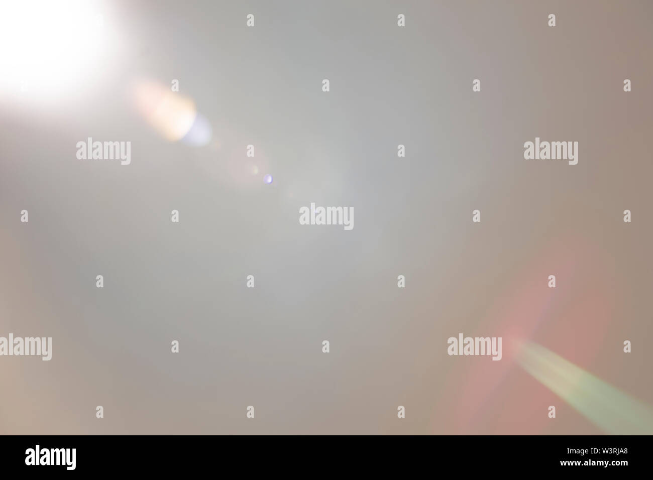 Solar camera lens flare light create ring of objective iris shapes of ...