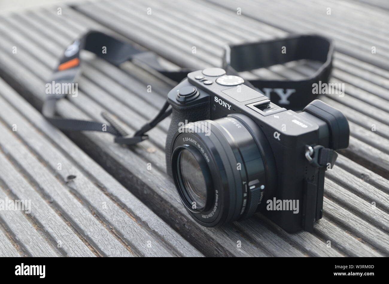 Mirrorless camera Sony a6500 Stock Photo