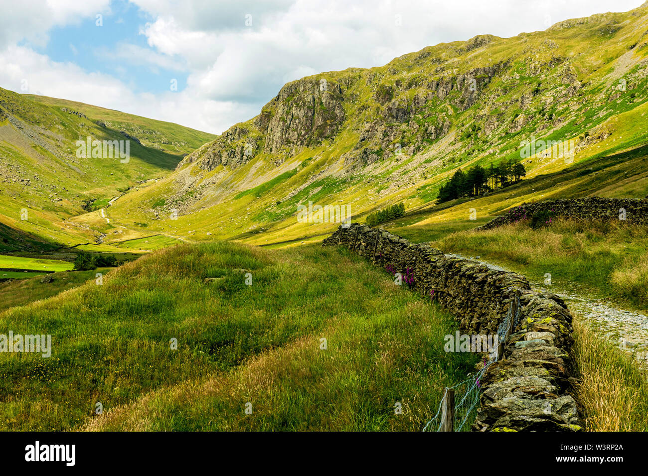 Gatescarth Pass Longsleddale in the Lake District National Park Cumbria North west England Stock Photo