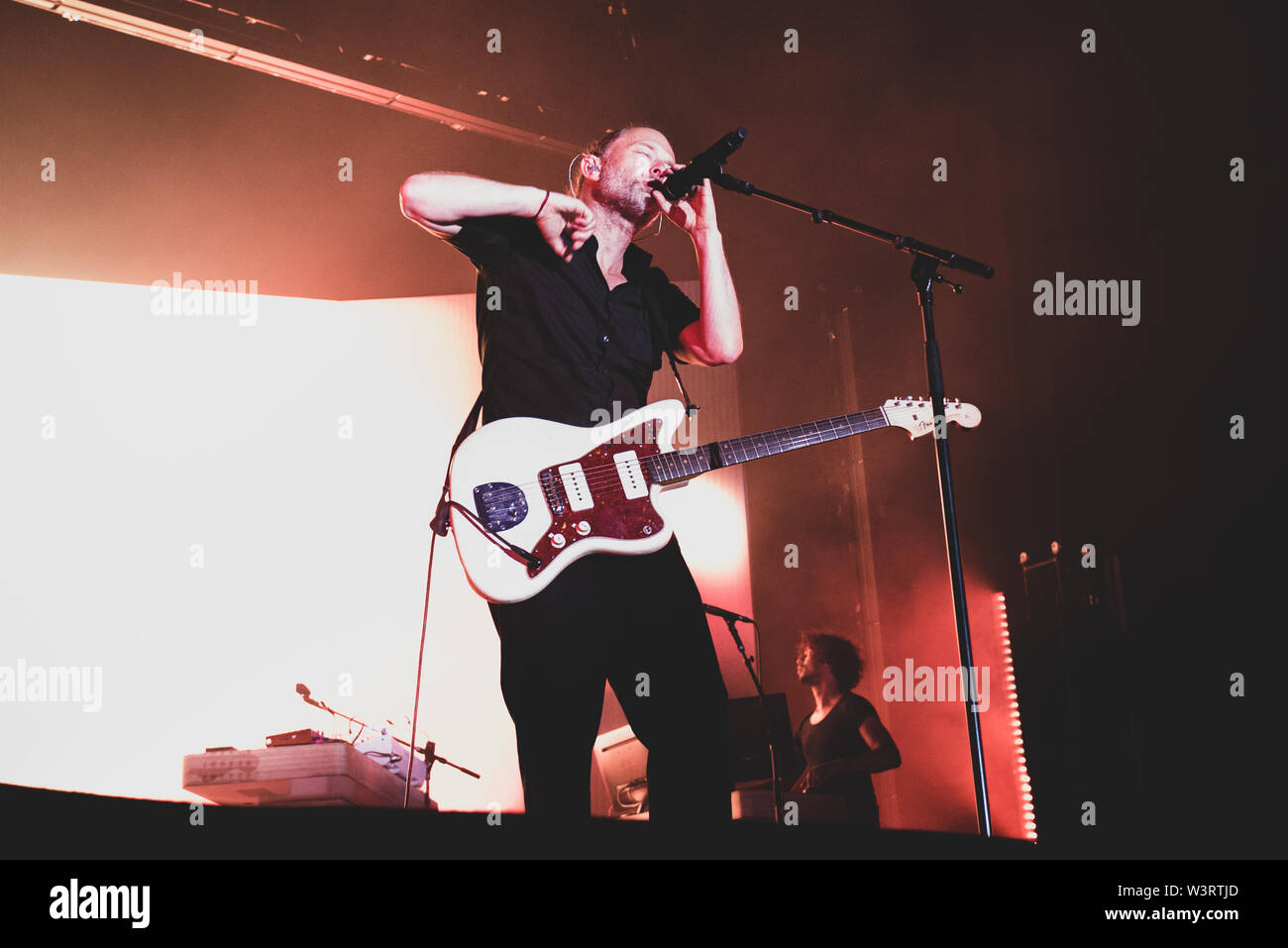The British singer-songwriter Thom Yorke performs live during the ...