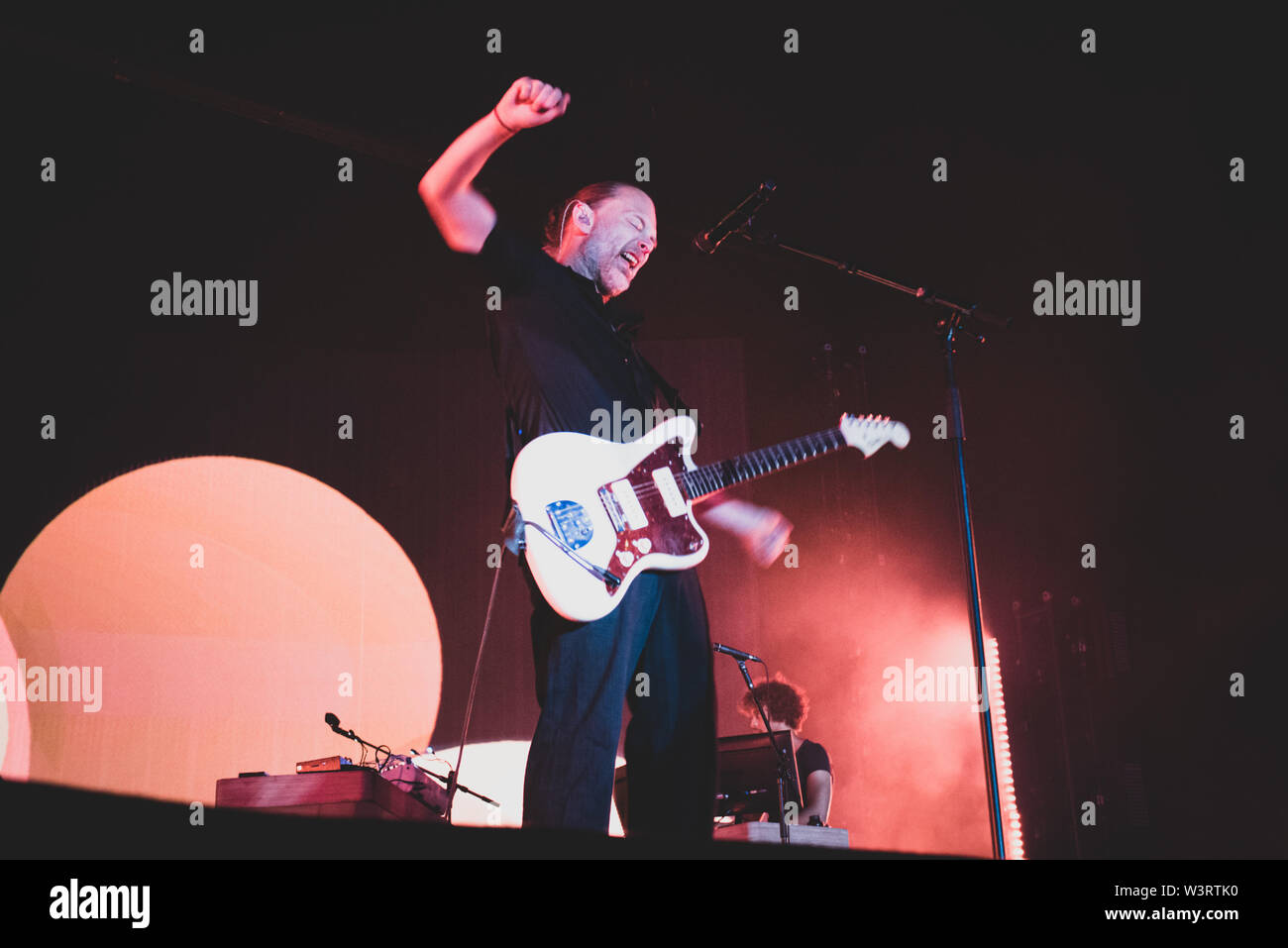 The British singer-songwriter Thom Yorke performs live during the ...