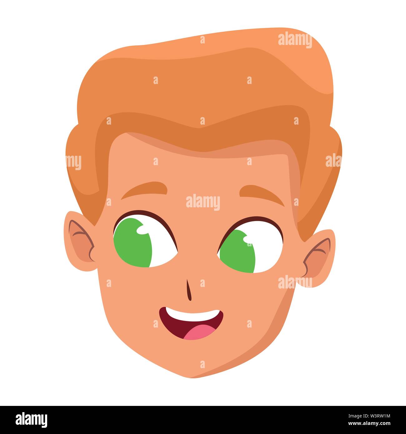 adorable cute young boy cartoon Stock Vector Image & Art - Alamy