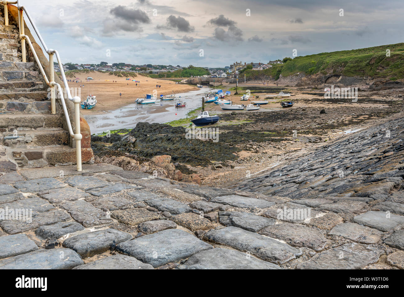 Bude Summerleaze Beach, North Cornwall, England. Wednesday17th July