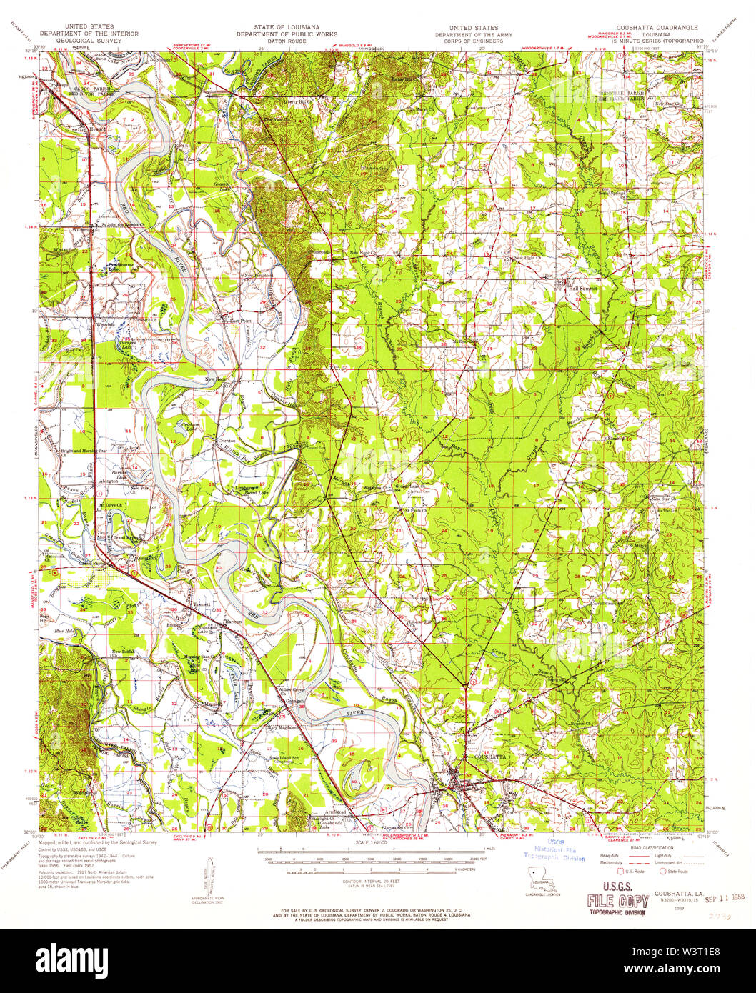 Map of coushatta louisiana hires stock photography and images Alamy