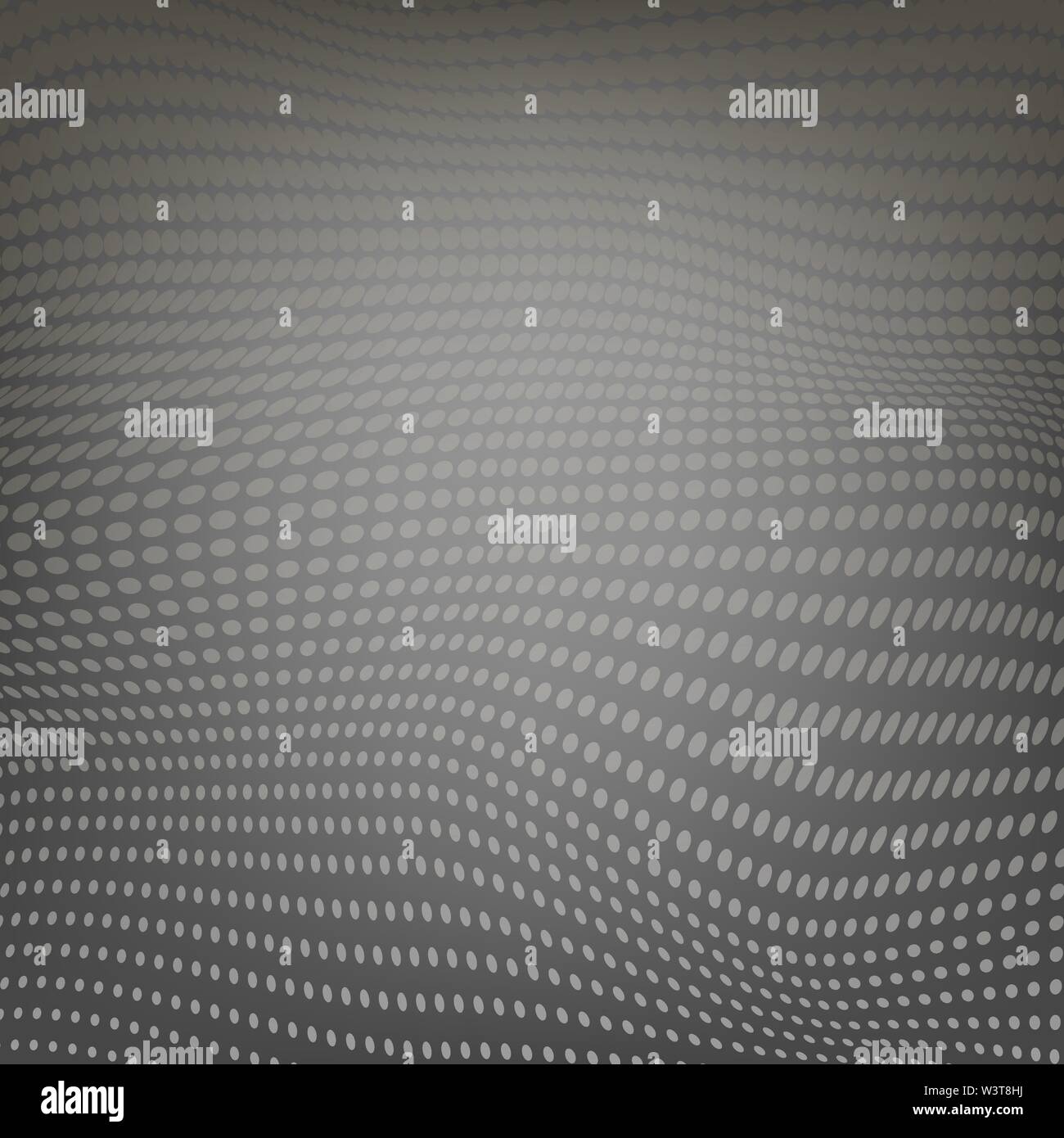 Polygonal Space. Low Poly Grey Background with Connecting Dot. Big Data. Connection Structure. Grid with Dots Texture. Stock Vector