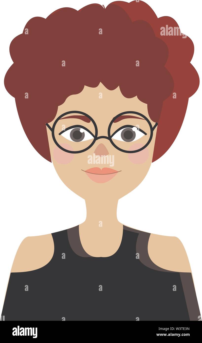 Curly Red Hair Cut Out Stock Images Pictures Alamy