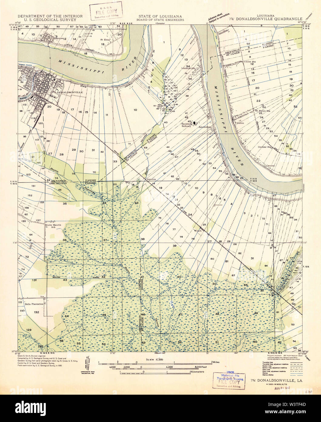 Donaldsonville louisiana united states hires stock photography and