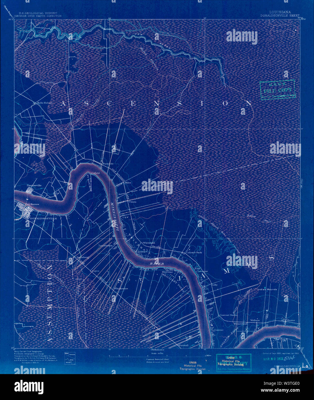 Donaldsonville louisiana map hires stock photography and images Alamy