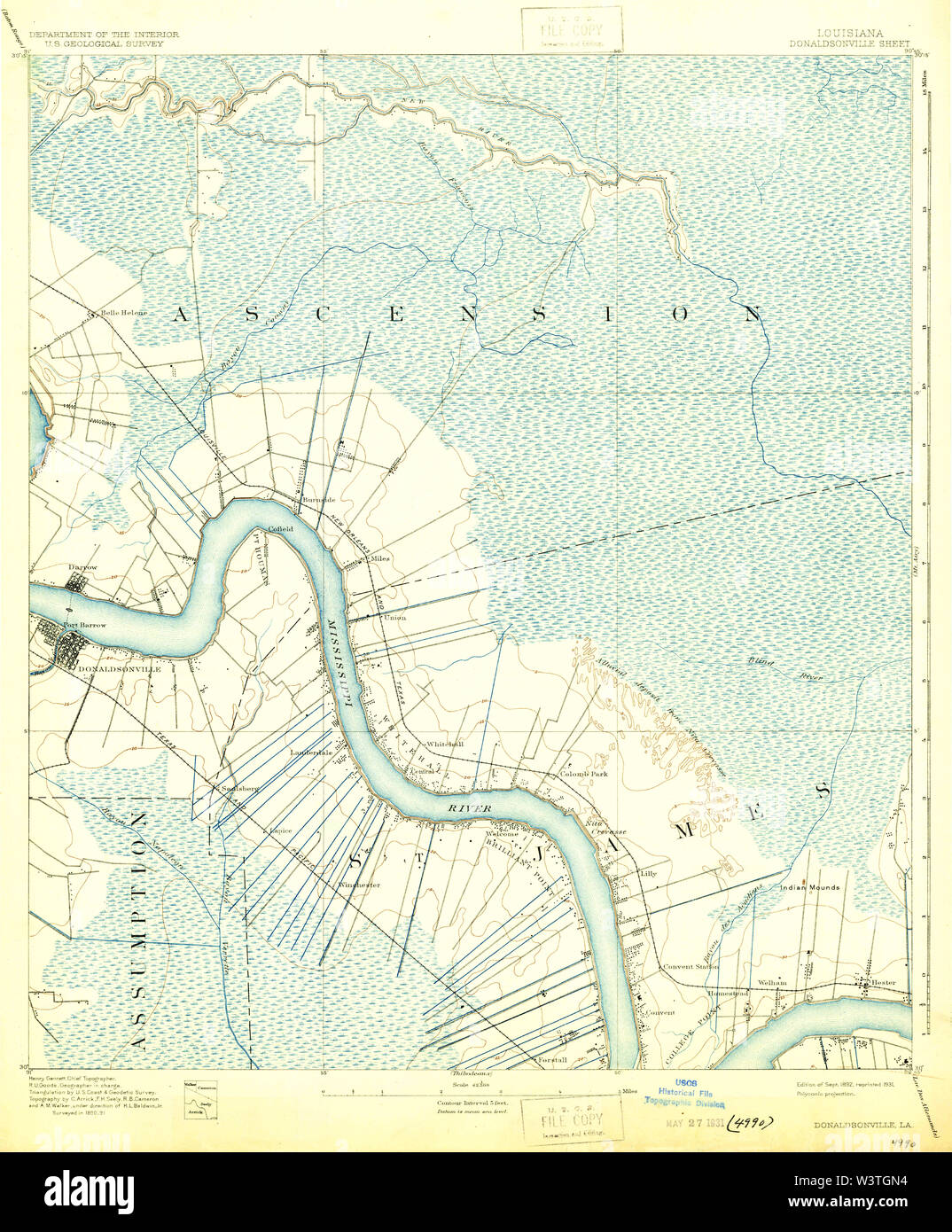 Donaldsonville louisiana united states hires stock photography and