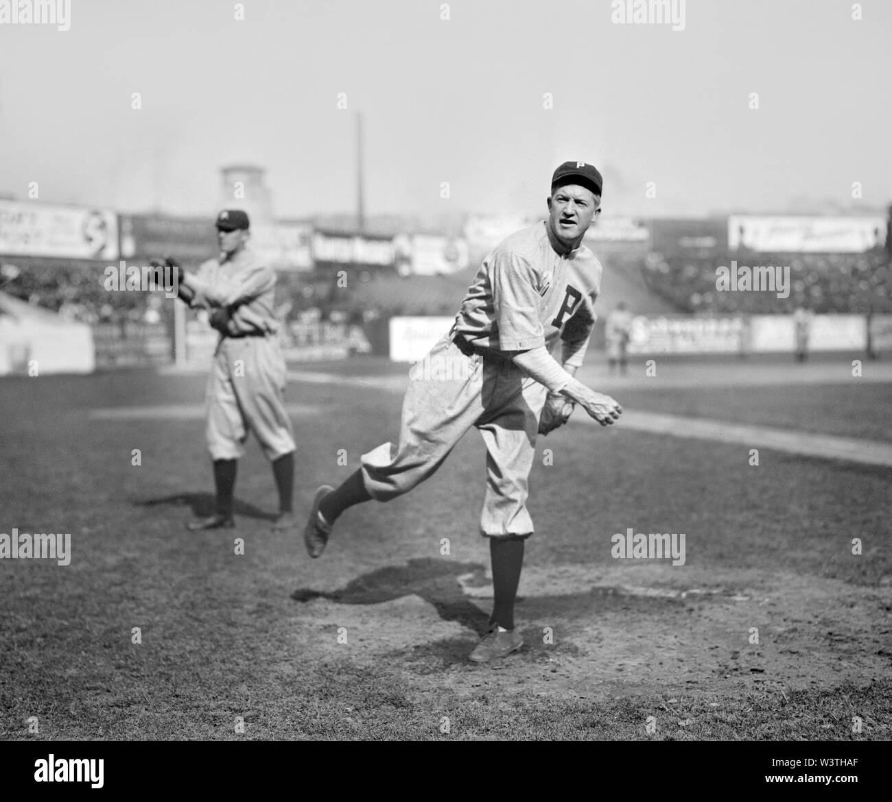 Grover Cleveland Alexander, Major League Baseball Player, Philadelphia Phillies, Half-Length Portrait, Bain News Service, 1911 Stock Photo