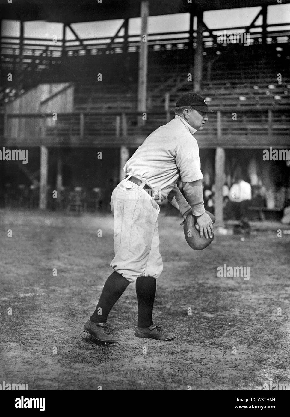 Grover Land, Major League Baseball Player, Cleveland Naps, Full-Length Portrait, Bain News Service, 1912 Stock Photo