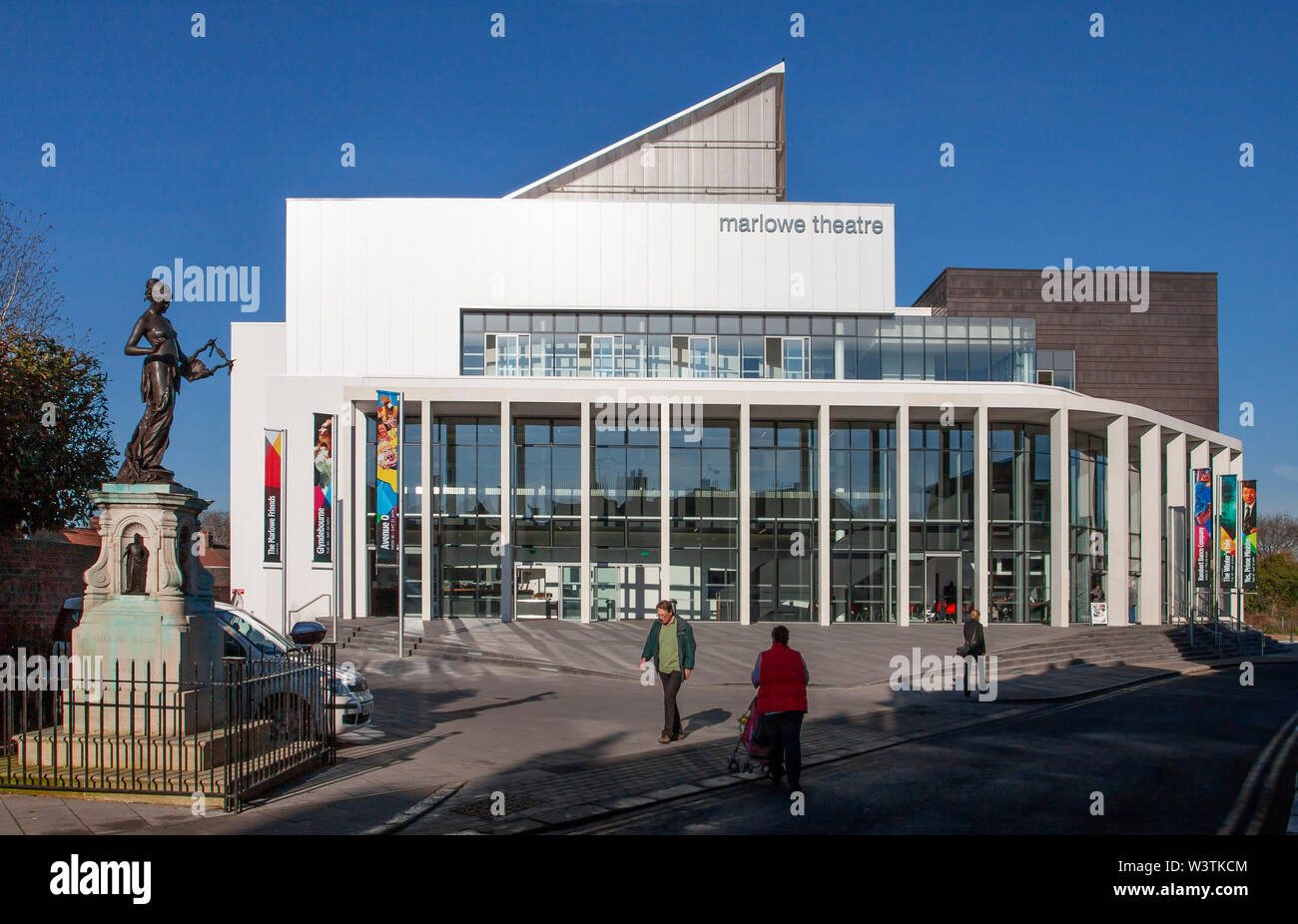 Marlowe Theatre,The Friars,Canterbury,Christopher Marlowe,Statue,in