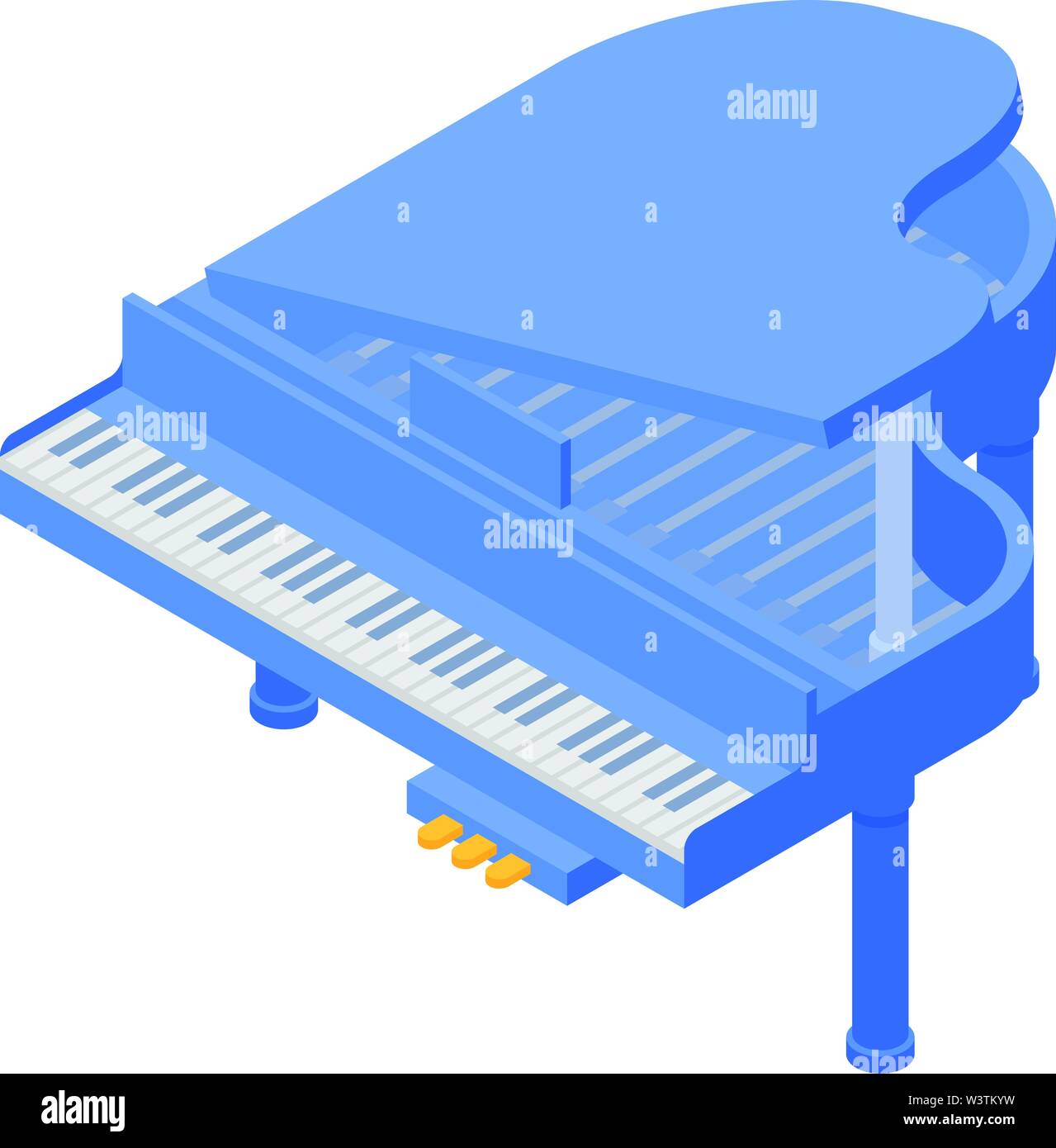 Grand piano 3d Stock Vector Images - Alamy